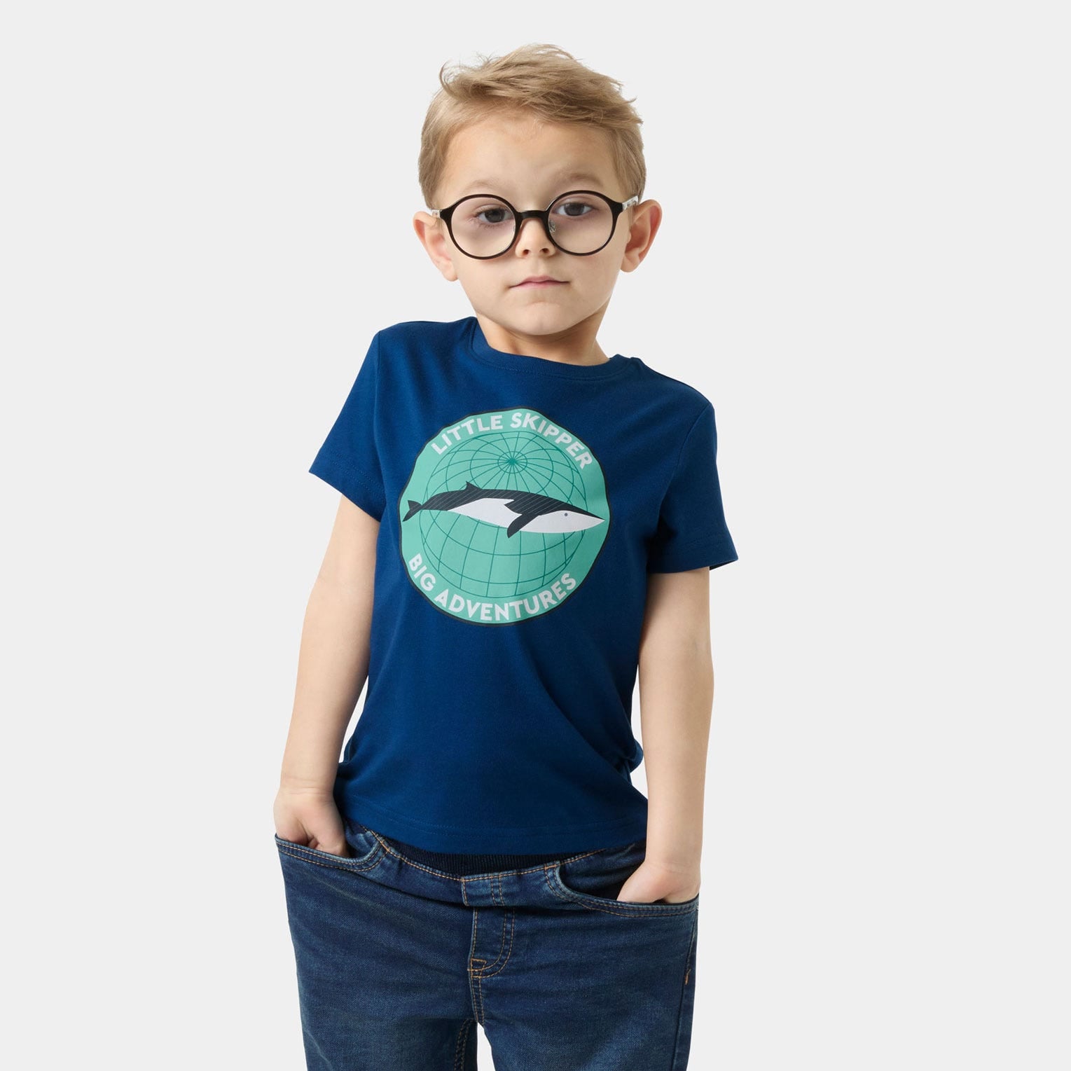 Kids’ The Ocean Race T-Shirt - 507 DARK BLUE