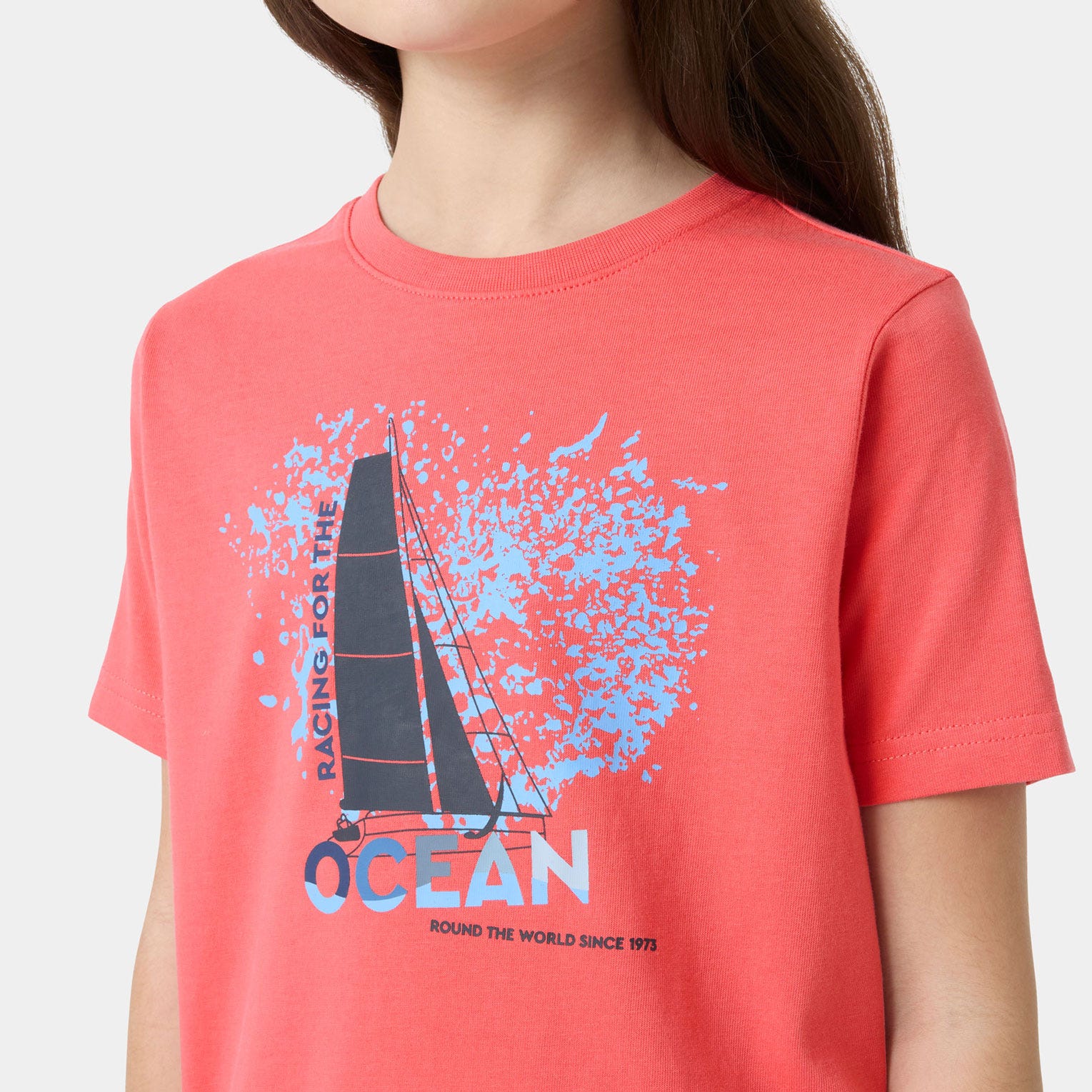 Juniors’ The Ocean Race T-Shirt - 098 SUNSET PINK