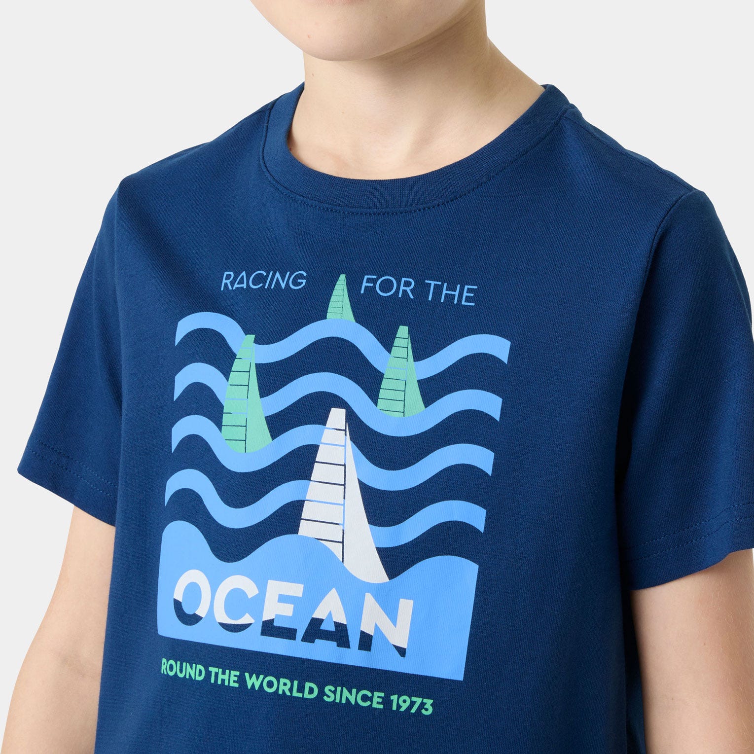 Juniors’ The Ocean Race T-Shirt - 507 DARK BLUE