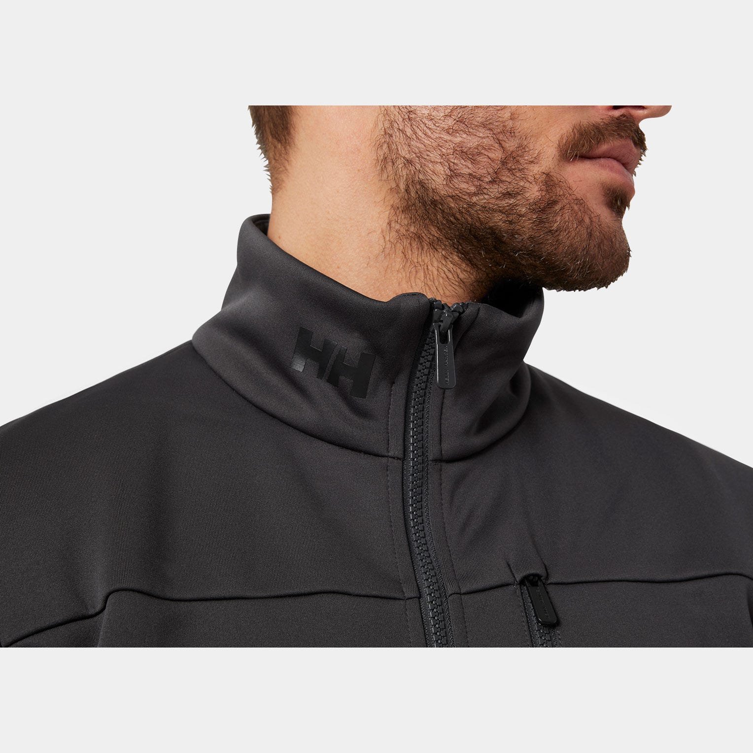 Men's Crew Fleece Jacket - 980 EBONY