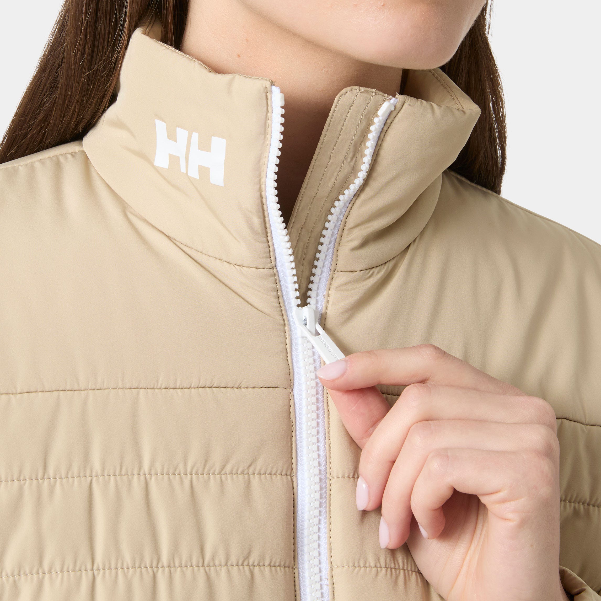 Women's Crew Insulated Sailing Jacket 2.0 - 078 KHAKI / SAND