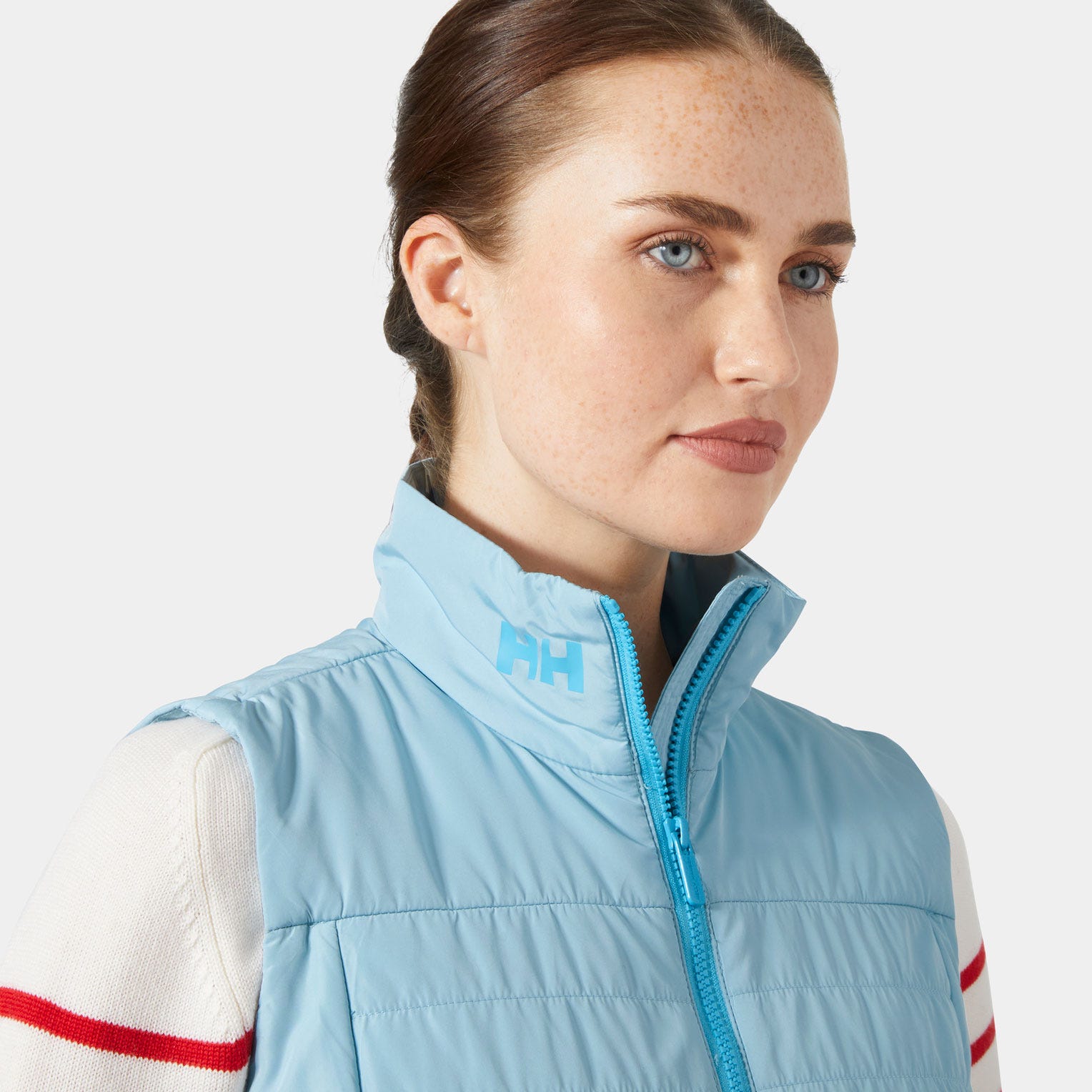 Women's Crew Insulator Vest 2.0 - 607 LIGHT CYAN