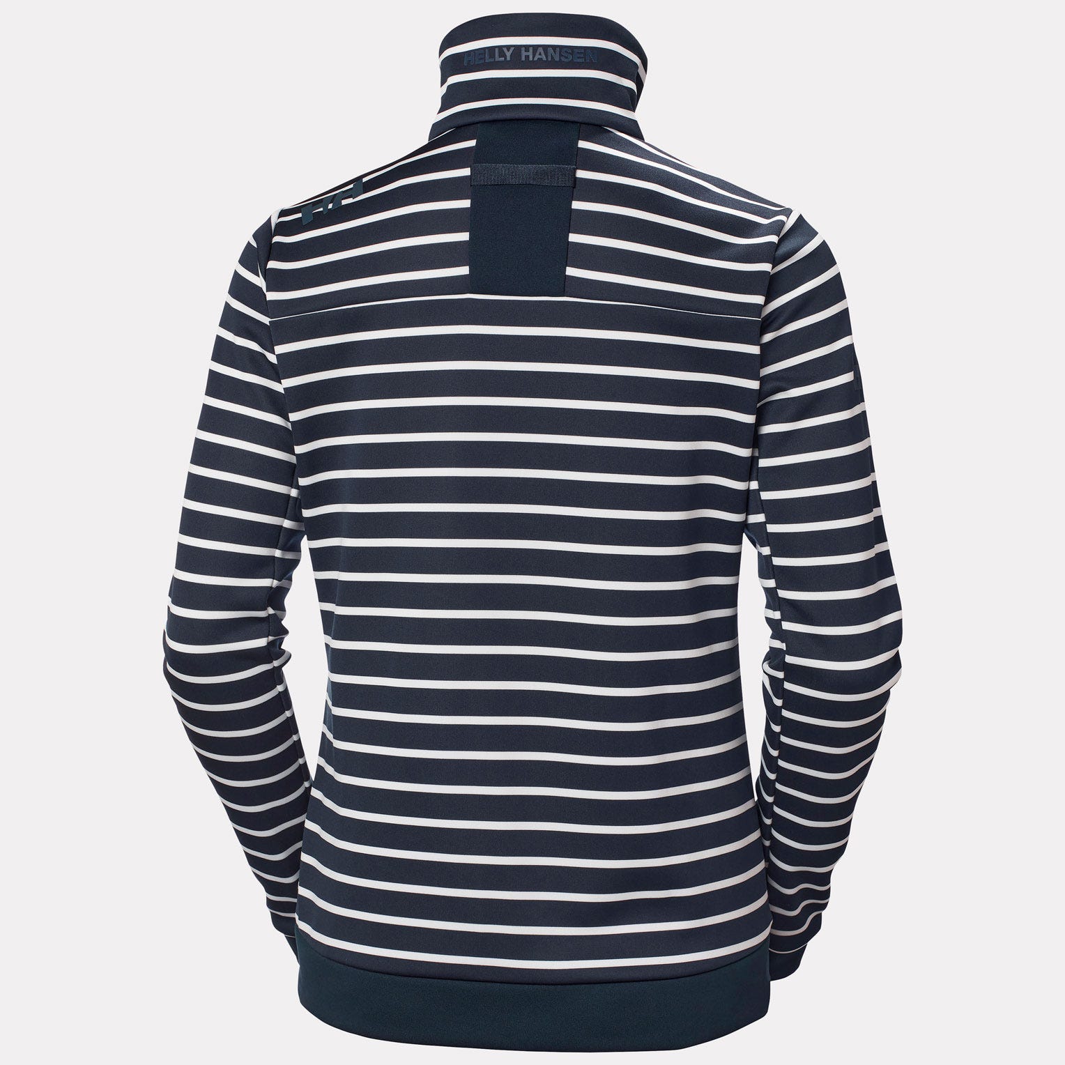 Women's Crew Fleece Jacket - 598 NAVY STRIPE