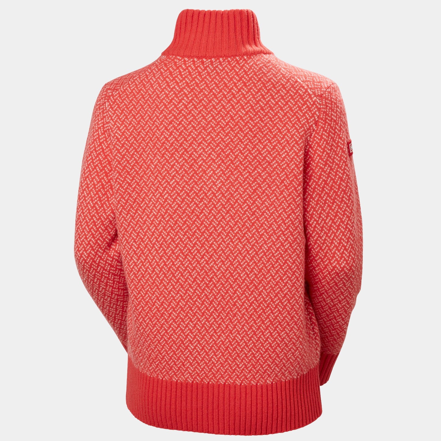 Women’s Arctic Ocean Iceland Wool Knit Sweater - 222 ALERT RED