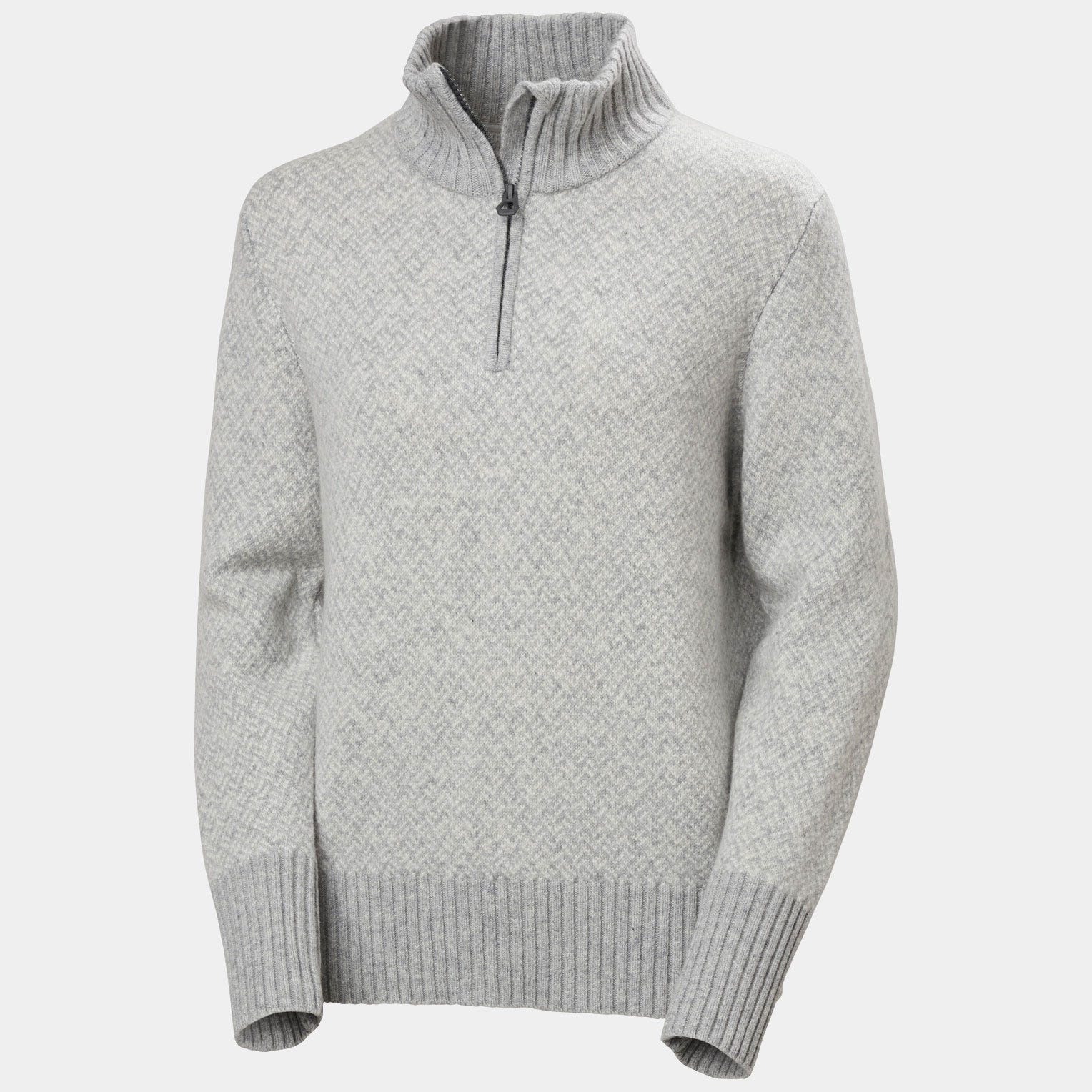 Women’s Arctic Ocean Iceland Wool Knit Sweater - 949 GREY MELANGE