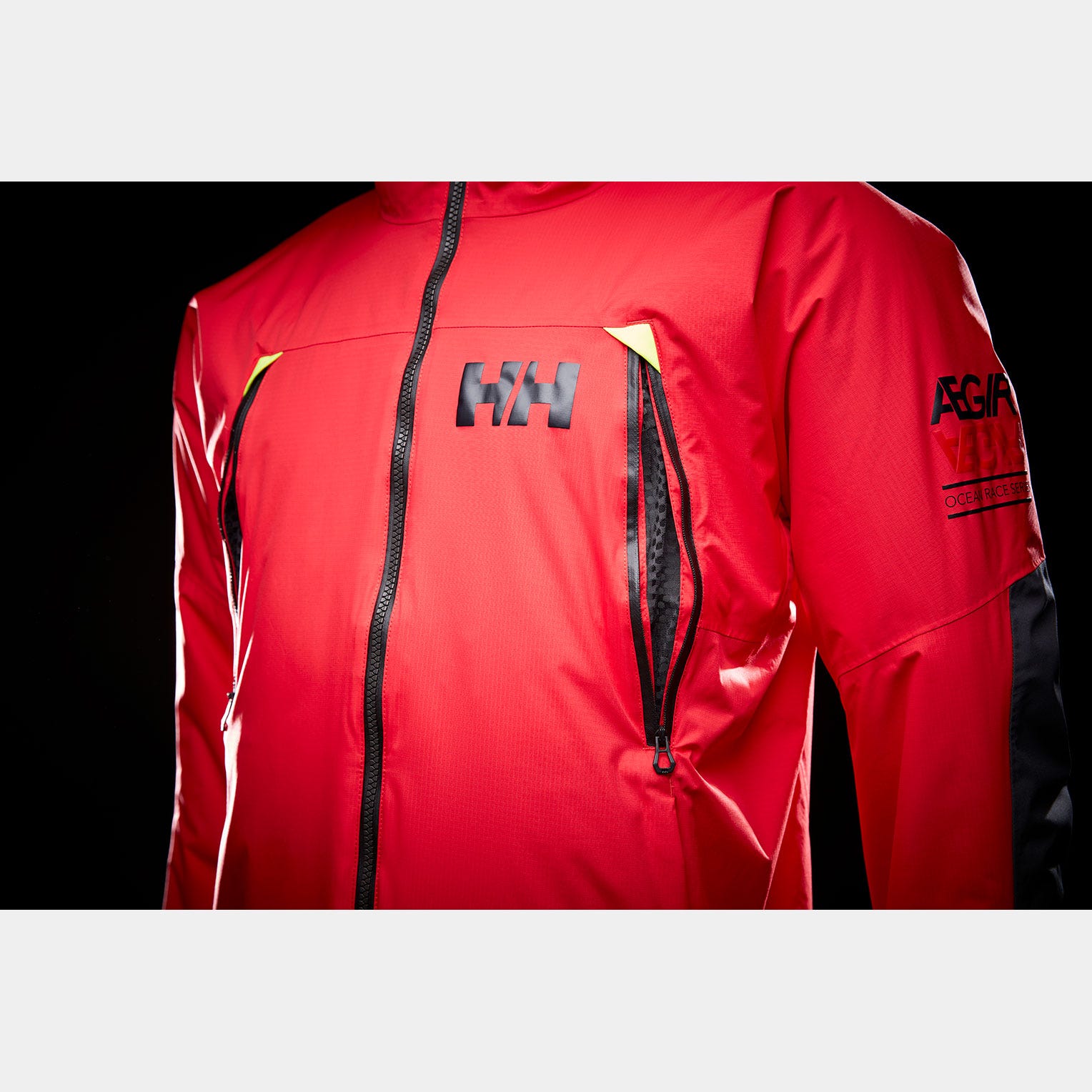 Ægir H2Flow™ Midlayer Sailing Jacket - 222 ALERT RED