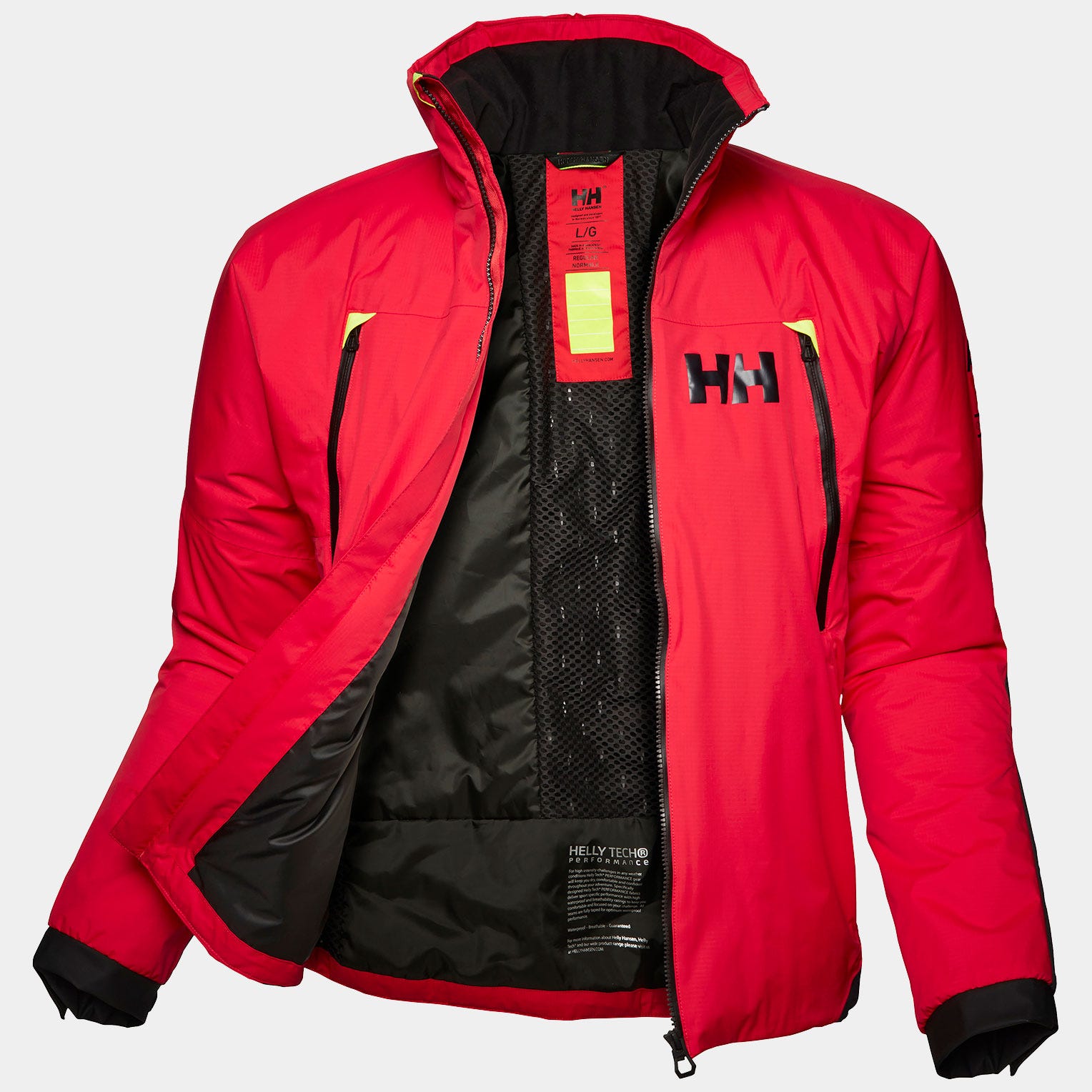 Ægir H2Flow™ Midlayer Sailing Jacket - 222 ALERT RED