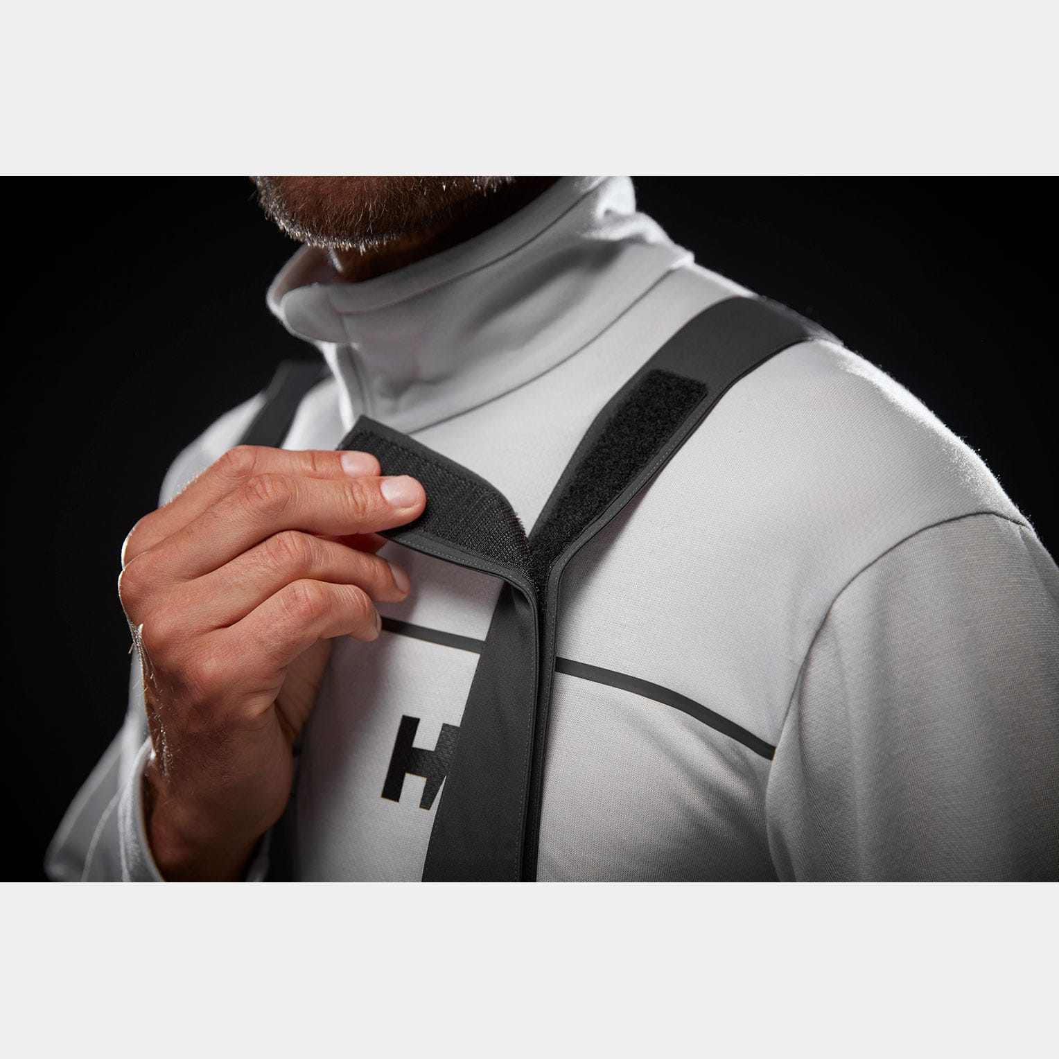 Men's HP Foil Pro Sailing Bib - 980 EBONY