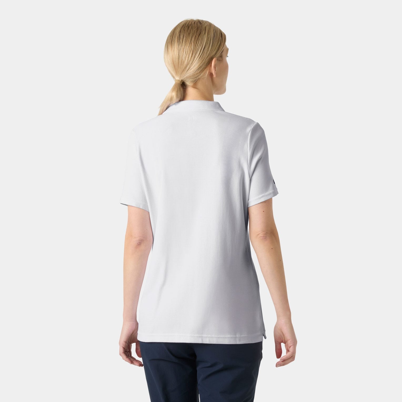 Women's Crew Technical Polo - 001 WHITE