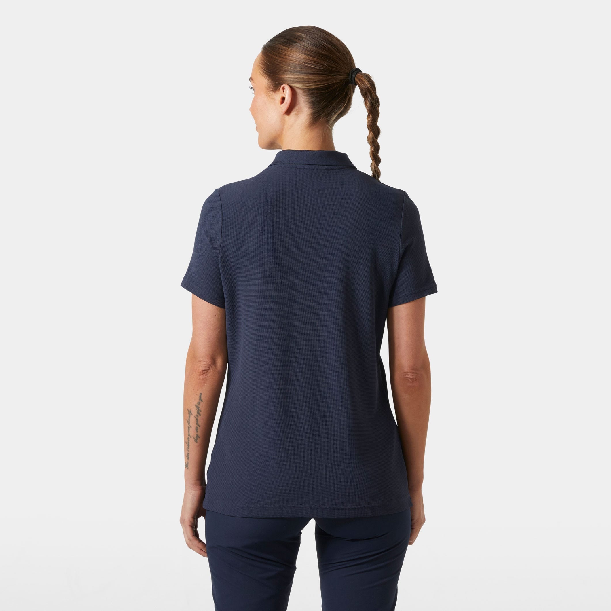 Women's Crew Technical Polo - 597 NAVY