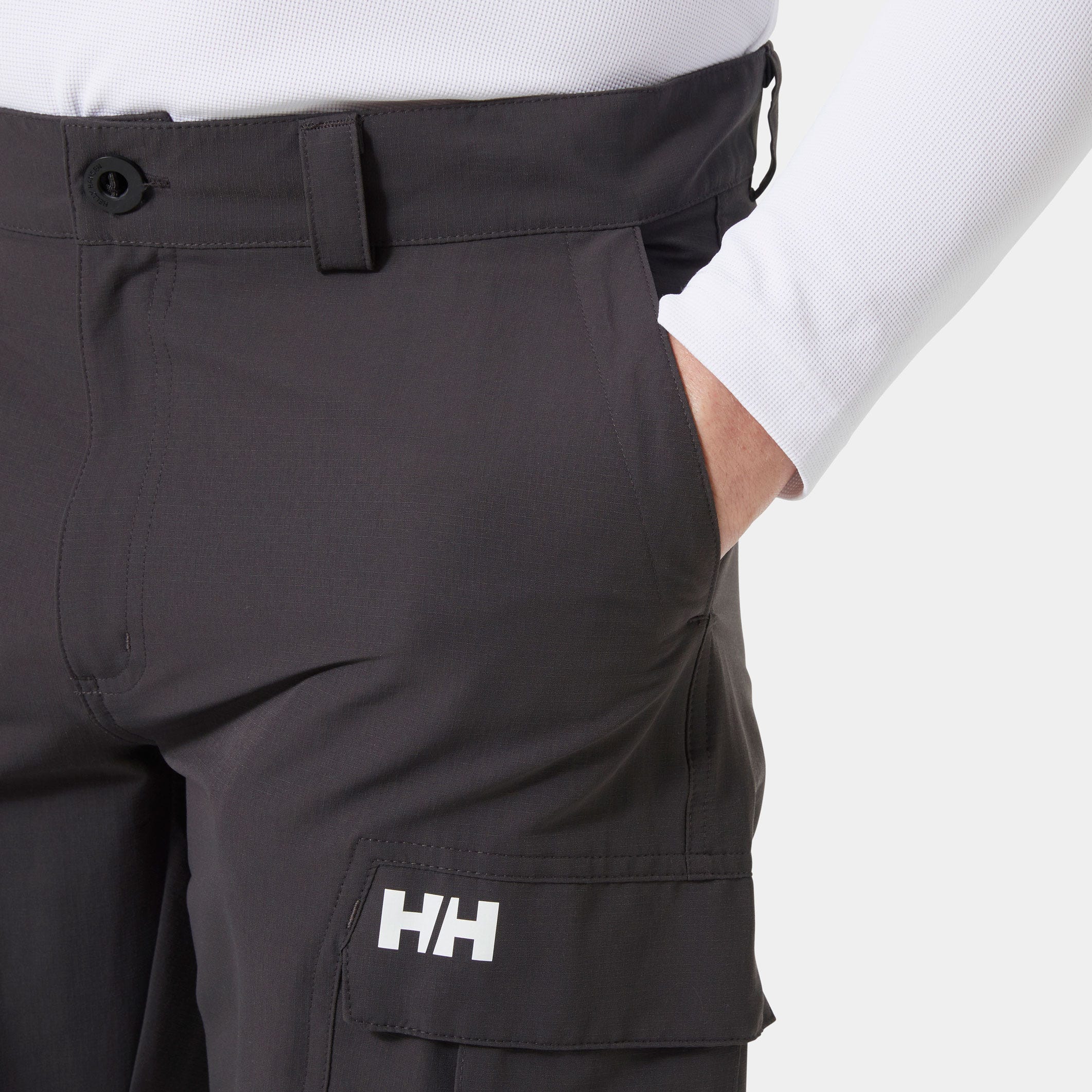 Men's HH Quick Dry Cargo Pants - 980 EBONY