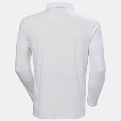 Men's Crewline Long Sleeve Polo - 001 WHITE