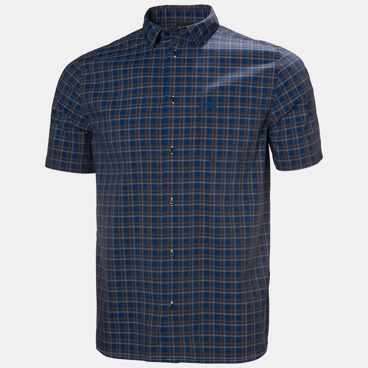 Men's Fjord Quick-Dry Short Sleeve Shirt 2.0 - 597 NAVY VIKA MICRO PLAID