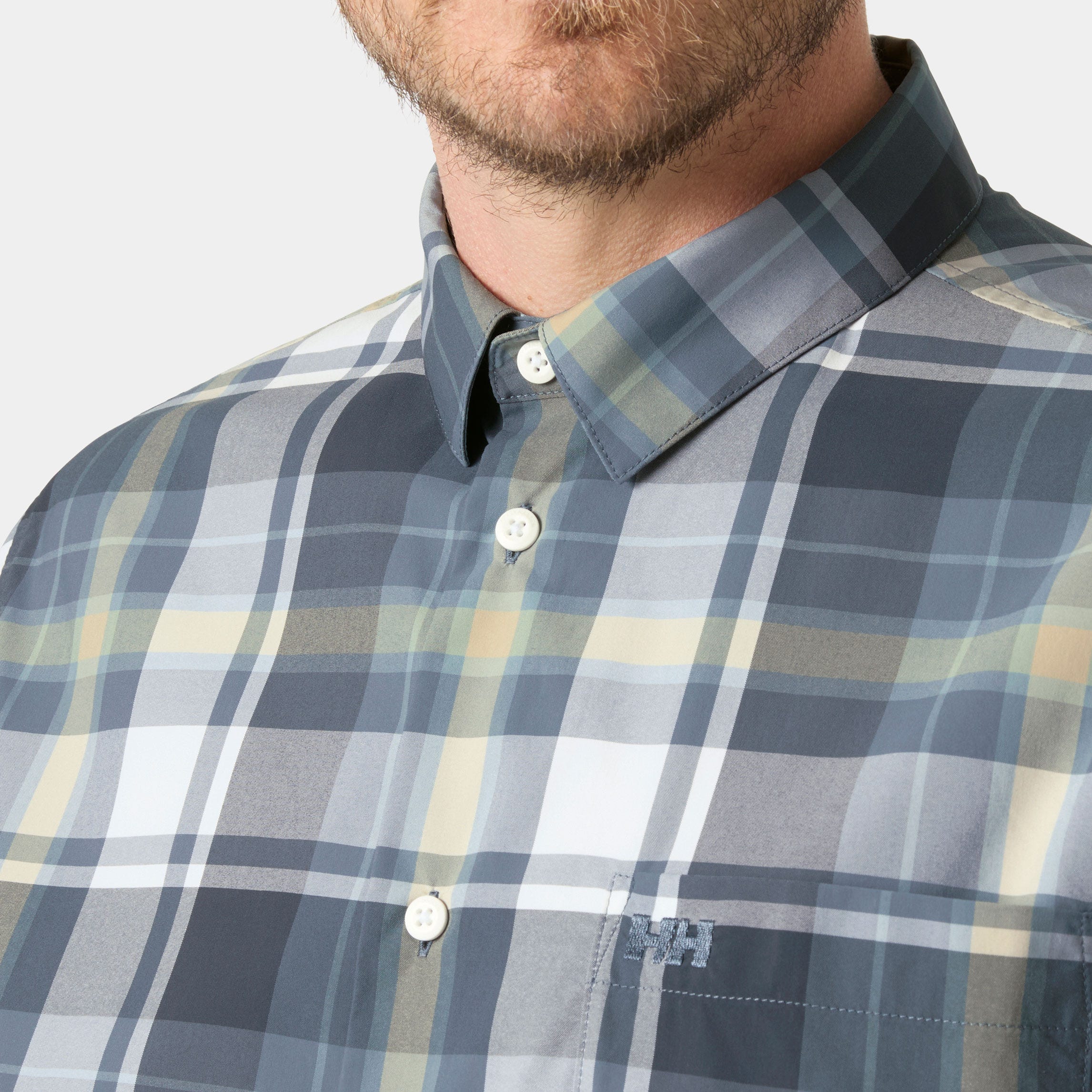 Men's Fjord Quick-Dry Short Sleeve Shirt 2.0 - 602 WASHED NAVY