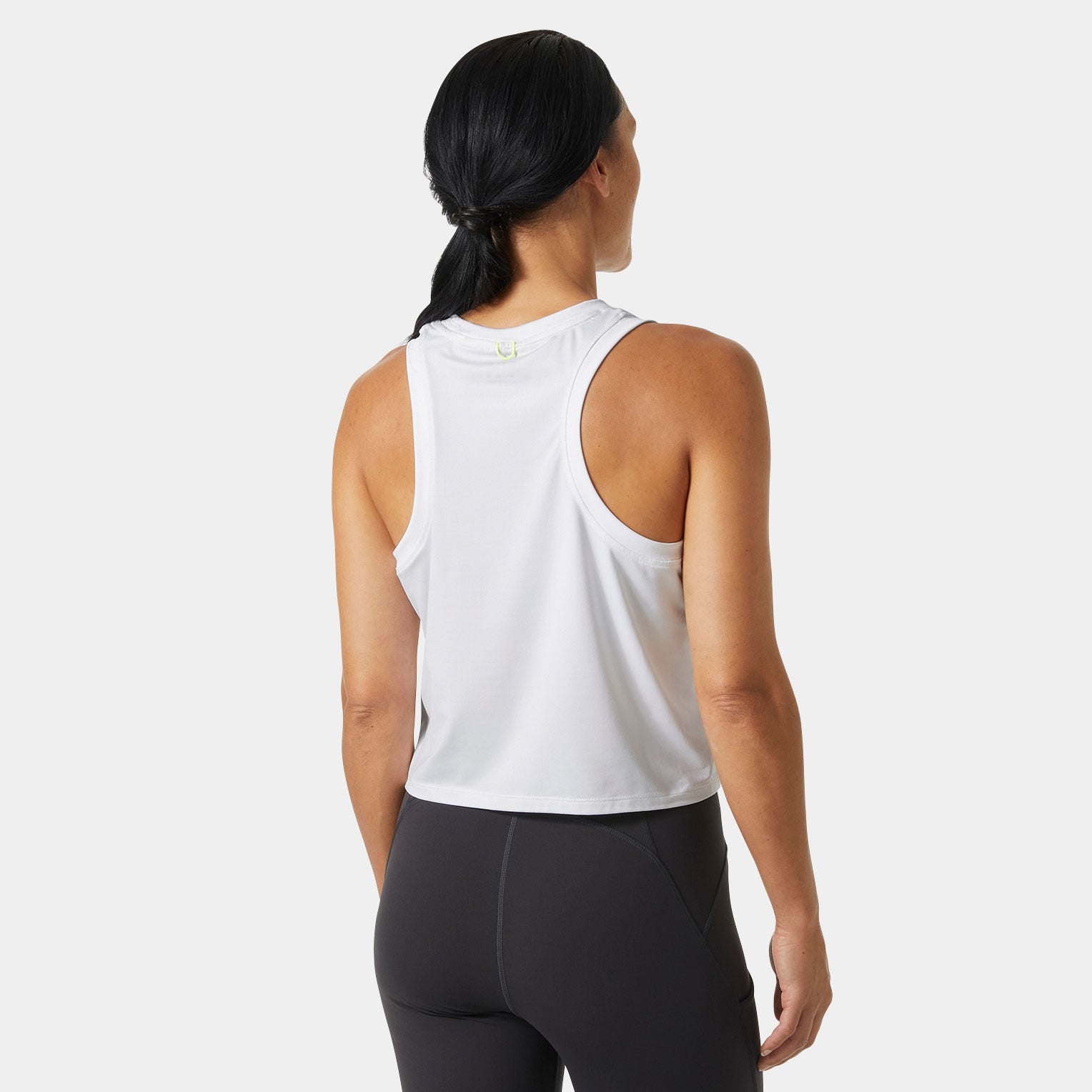 Women's Ocean Cropped Tank Top - 001 WHITE