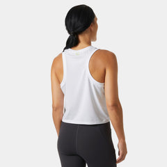 Women's Ocean Cropped Tank Top - 001 WHITE