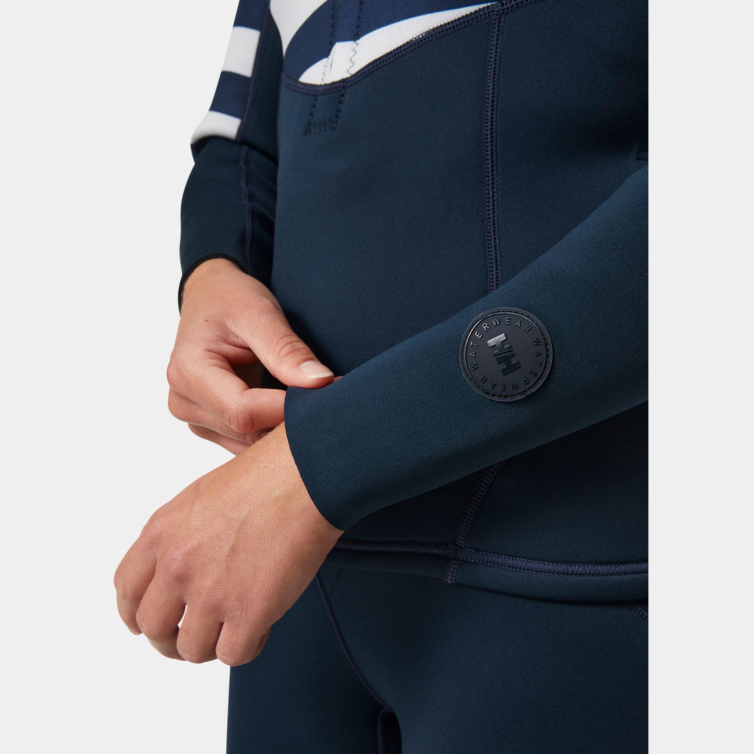 Women's Waterwear Half-Zip Jacket - 599 NAVY STRIPE