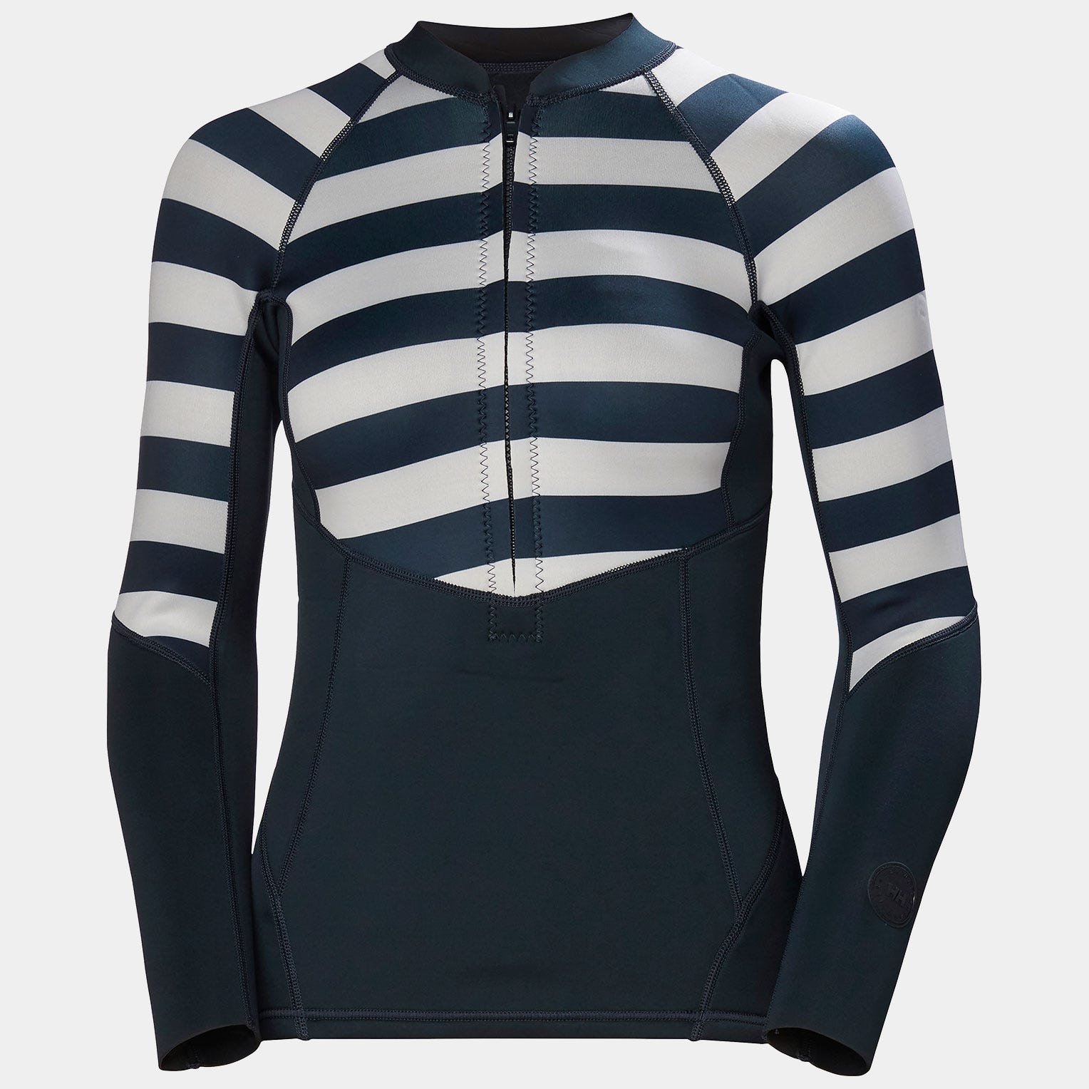 Women's Waterwear Half-Zip Jacket - 599 NAVY STRIPE