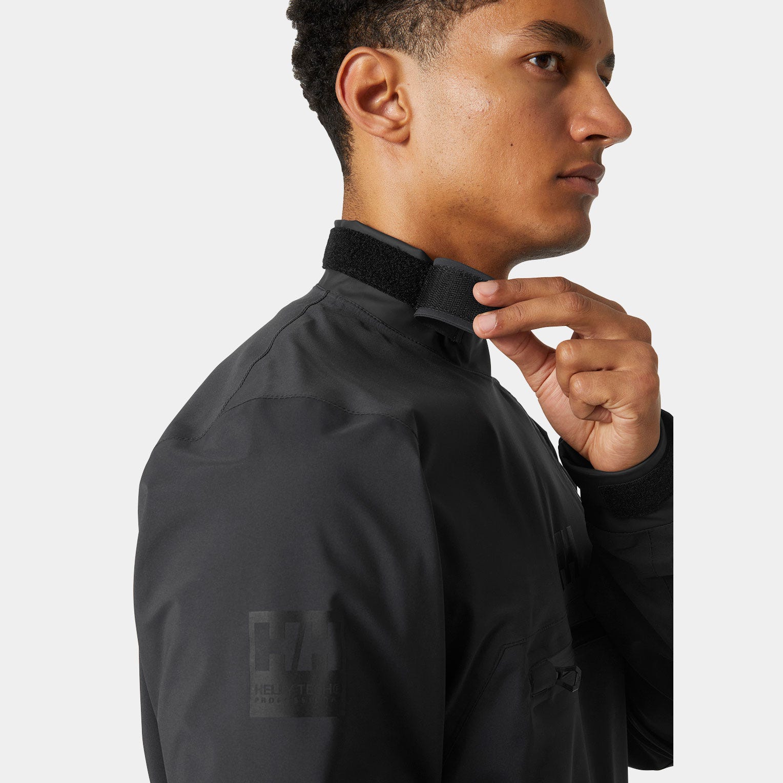 Unisex Foil Shell Smock - 980 EBONY