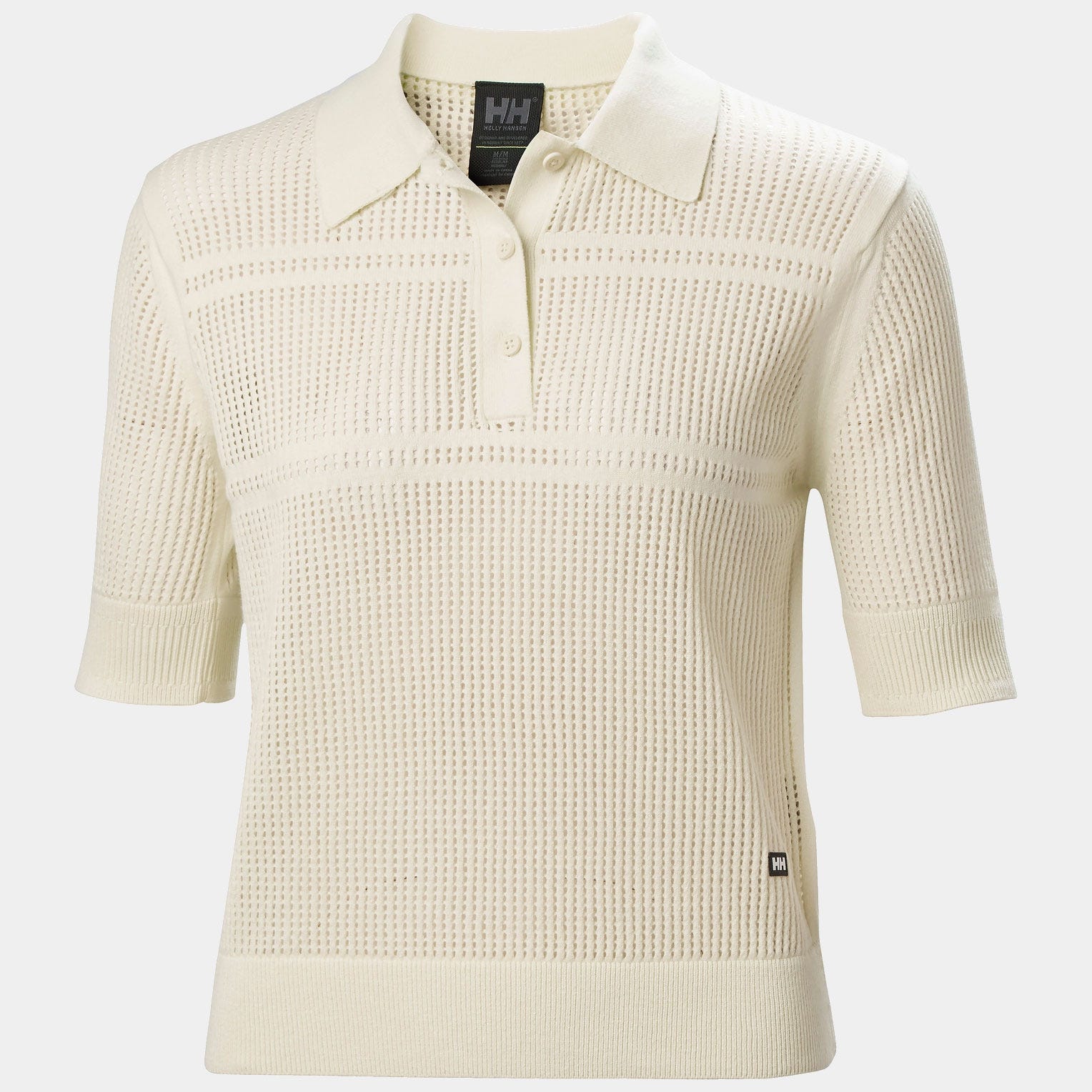 Women's Salt Knit Polo - 034 CREAM