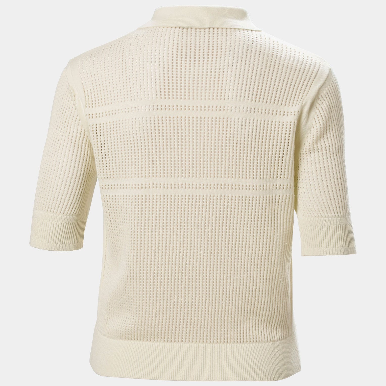 Women's Salt Knit Polo - 034 CREAM