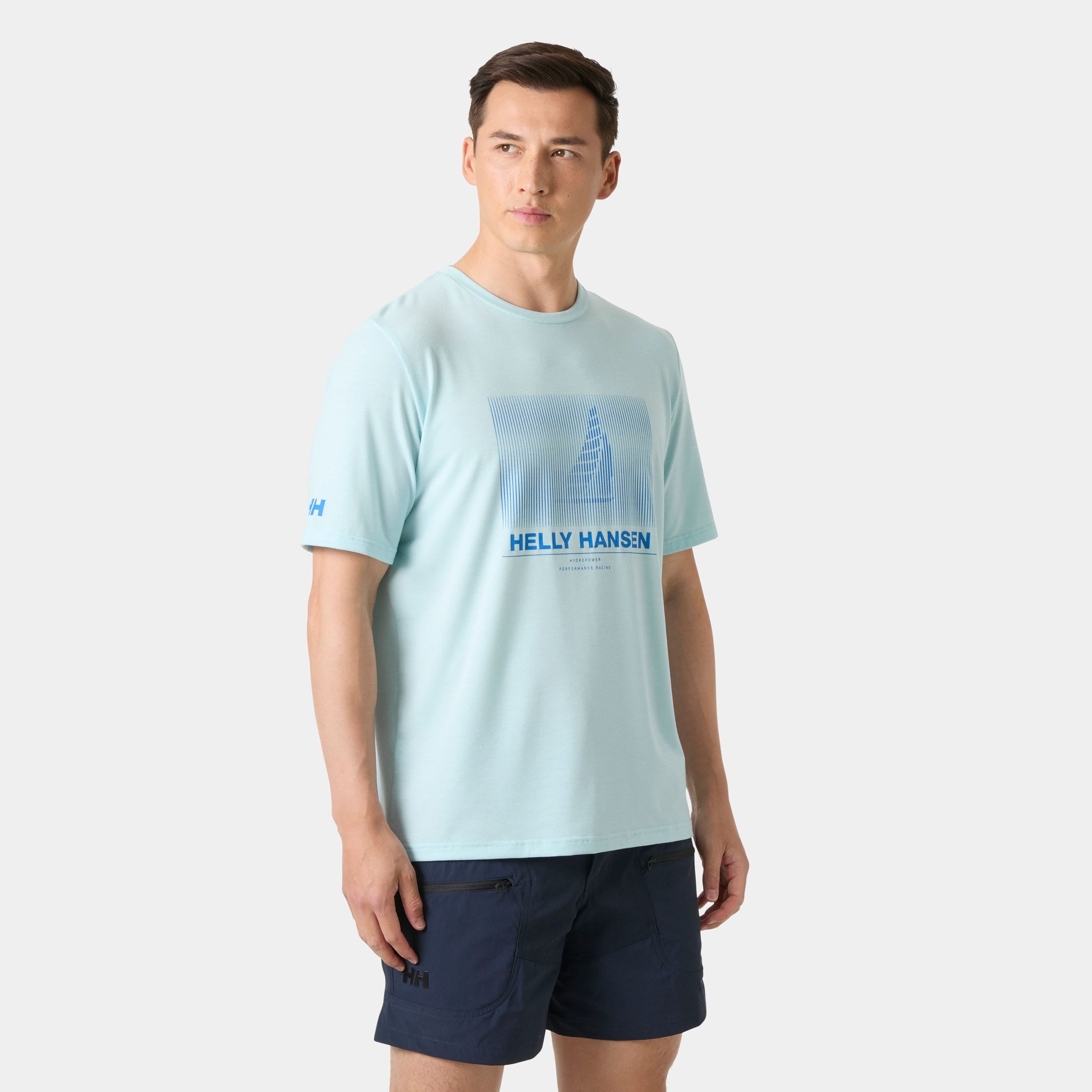 Men’s HP Race Sailing T-Shirt - 537 BARELY BLUE