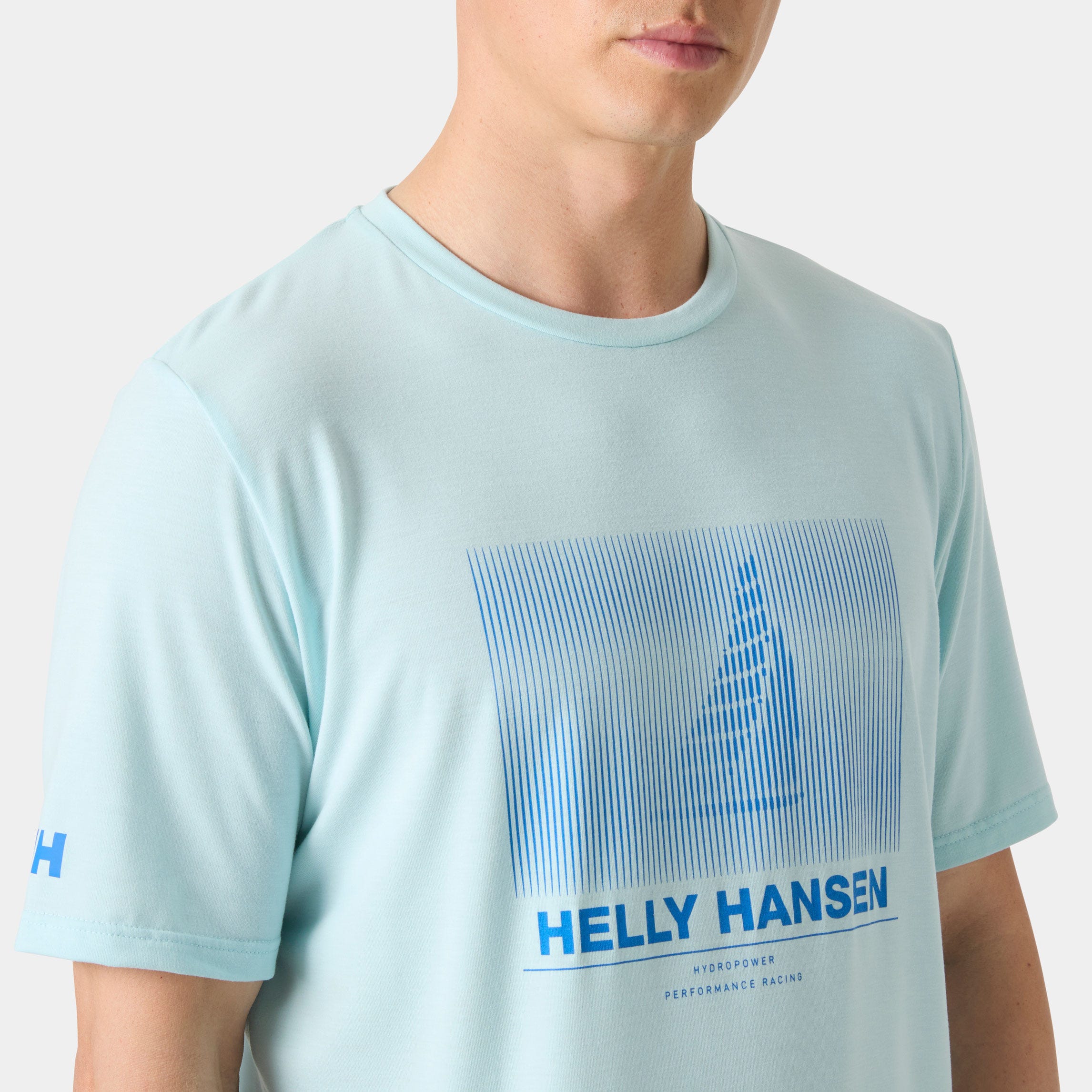 Men’s HP Race Sailing T-Shirt - 537 BARELY BLUE