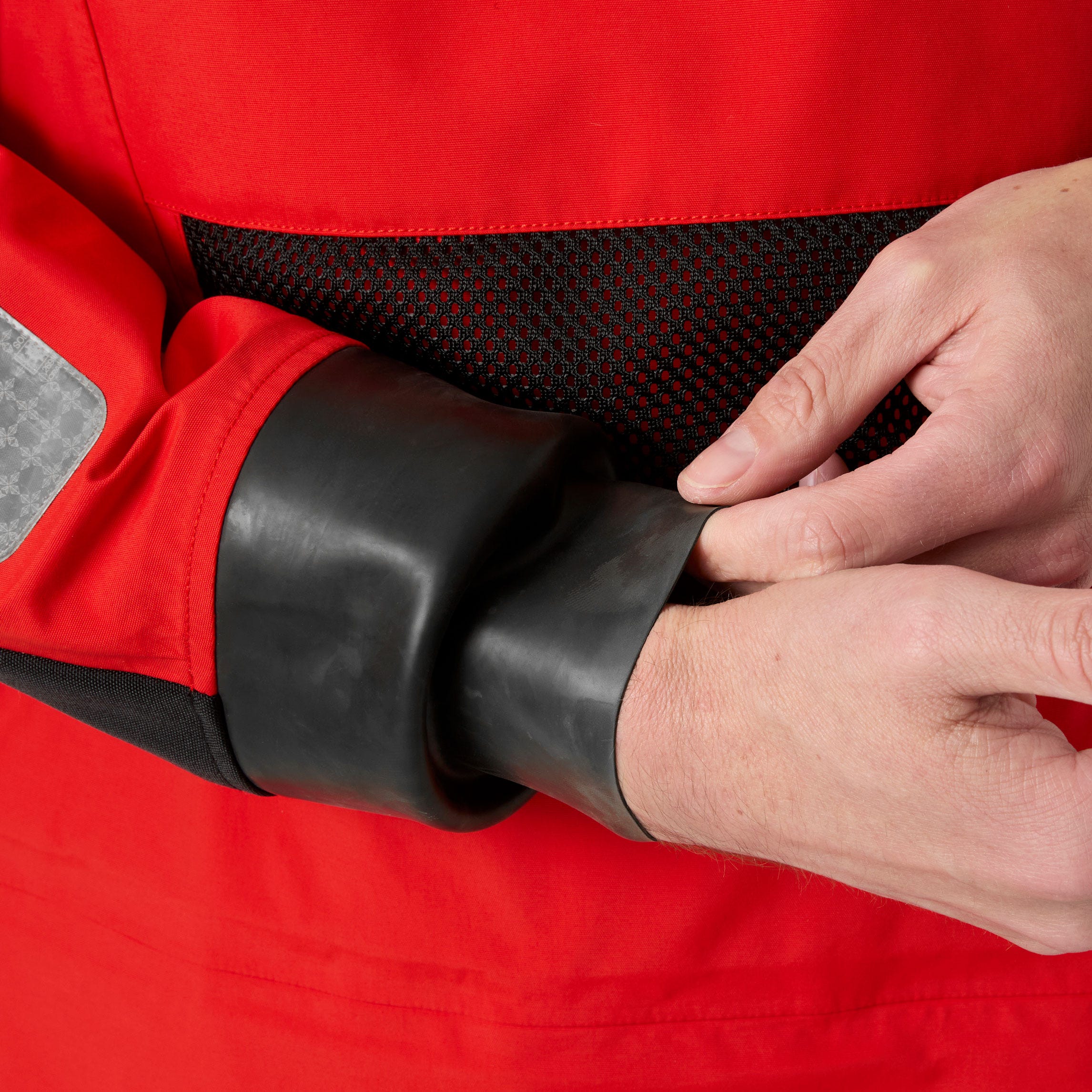 Unisex Ægir Ocean Smock Top - 222 ALERT RED