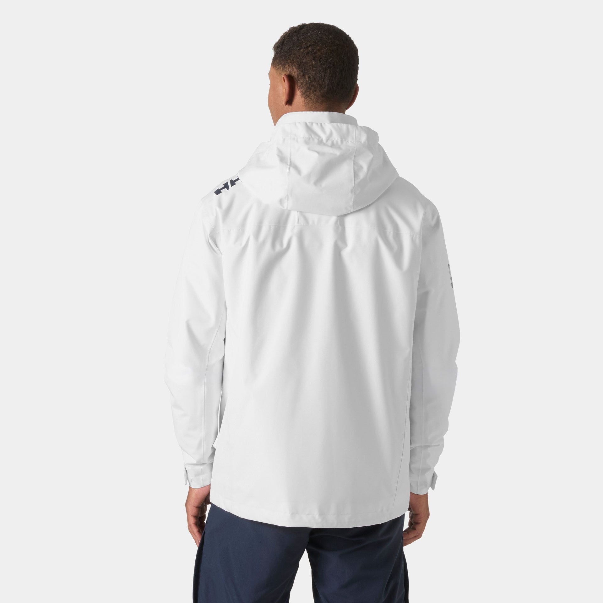 Men's Crew Hooded Midlayer Sailing Jacket 2.0 - 001 WHITE
