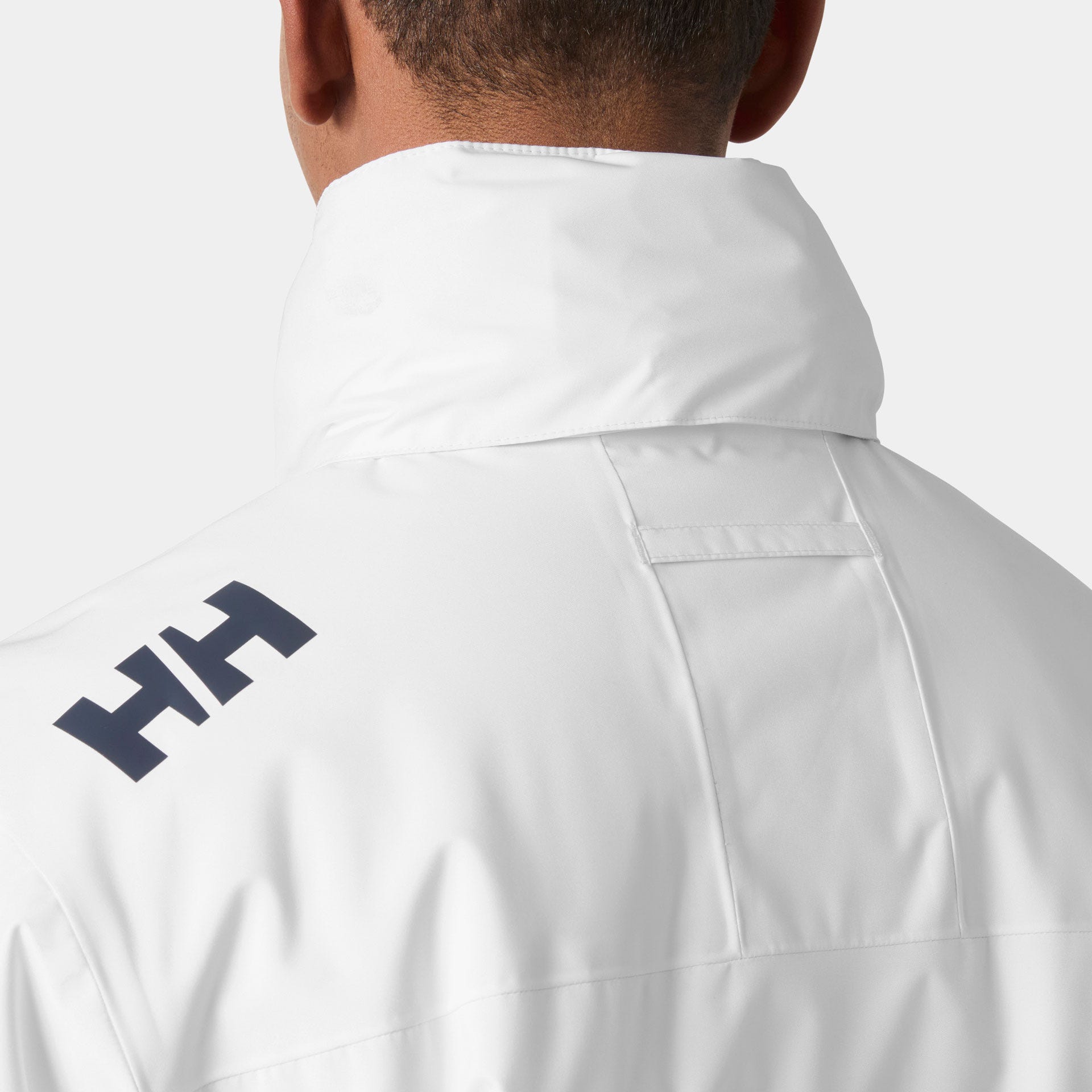 Men's Crew Hooded Midlayer Sailing Jacket 2.0 - 001 WHITE