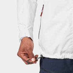 Men's Crew Hooded Midlayer Sailing Jacket 2.0 - 001 WHITE