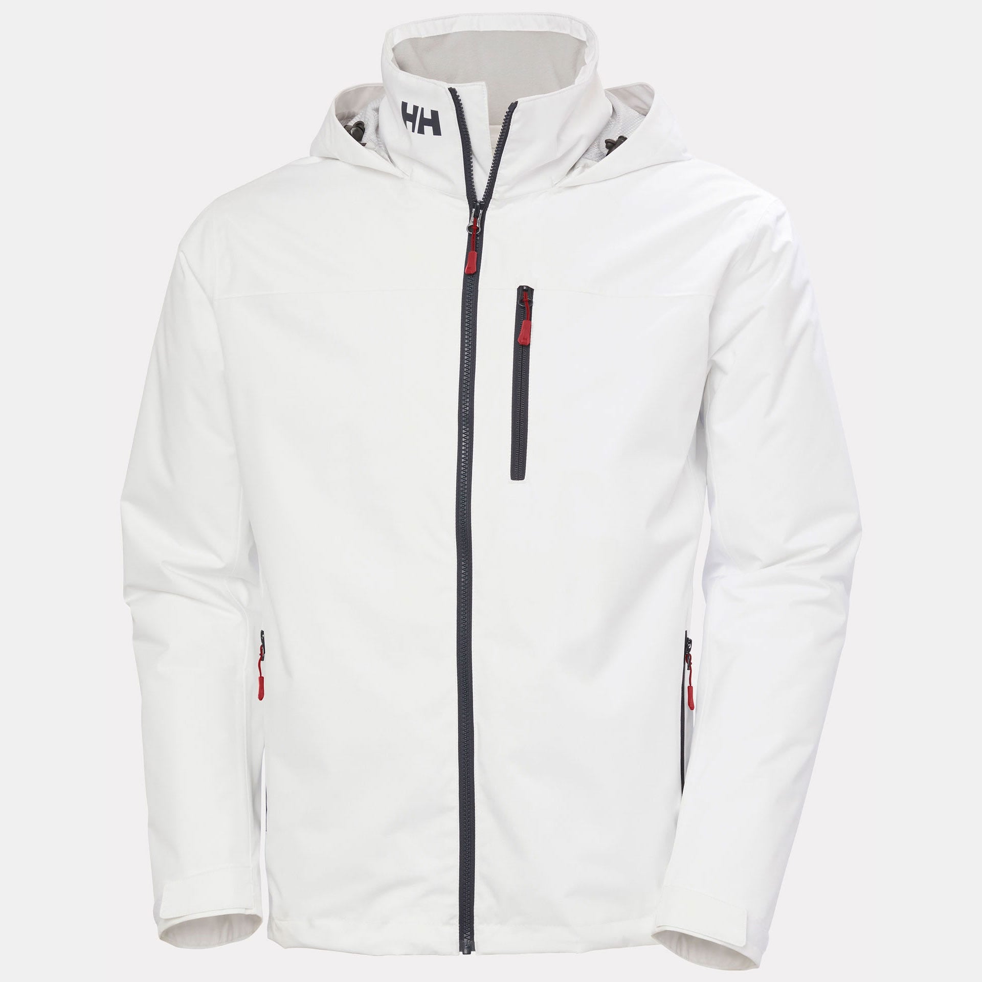 Men's Crew Hooded Midlayer Sailing Jacket 2.0 - 001 WHITE