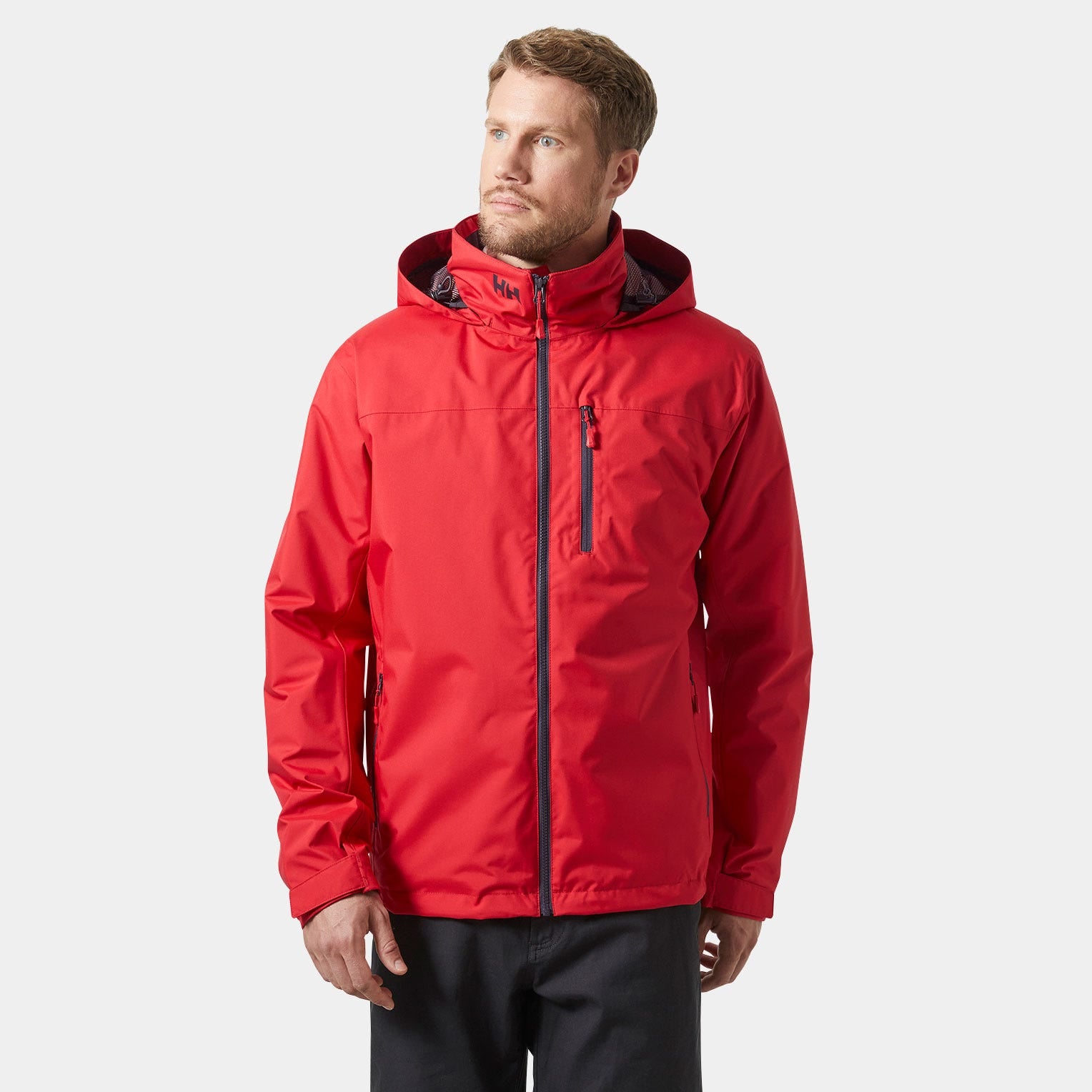 Men's Crew Hooded Midlayer Sailing Jacket 2.0 - 162 RED