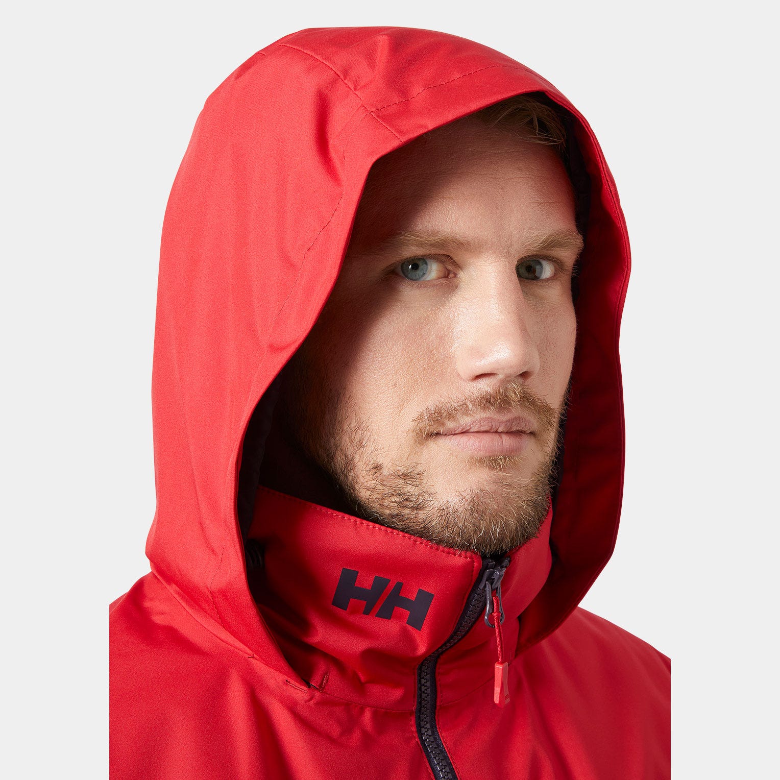 Men's Crew Hooded Midlayer Sailing Jacket 2.0 - 162 RED