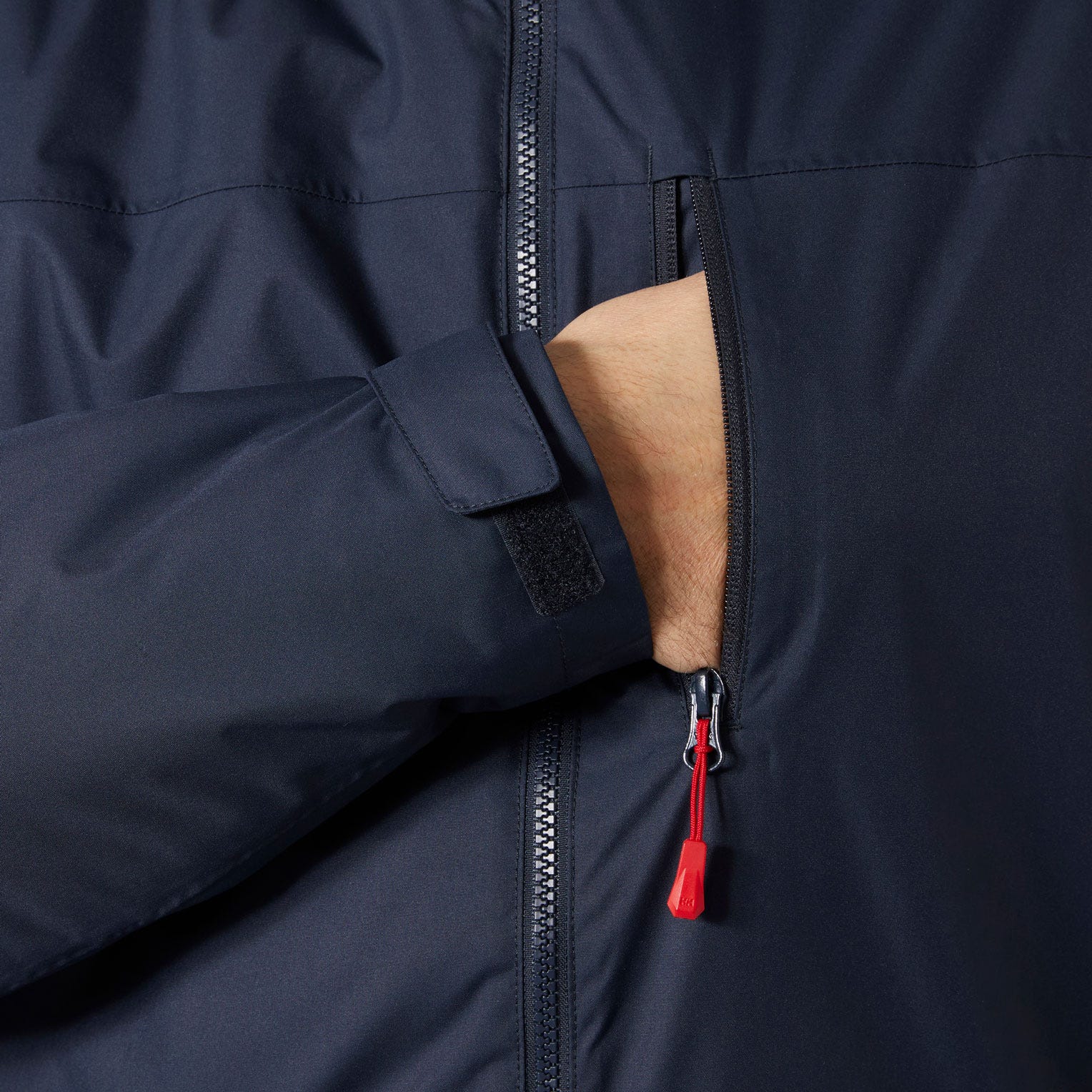 Men's Crew Hooded Midlayer Sailing Jacket 2.0 - 597 NAVY