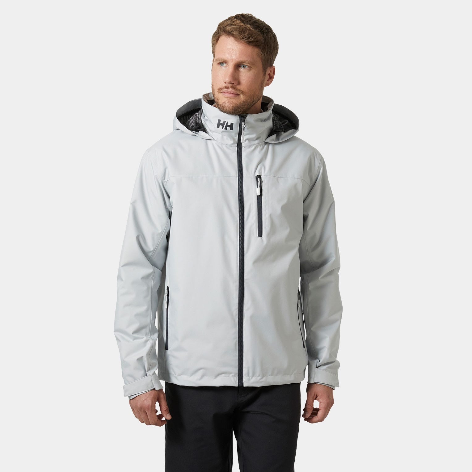 Men's Crew Hooded Midlayer Sailing Jacket 2.0 - 853 GREY FOG