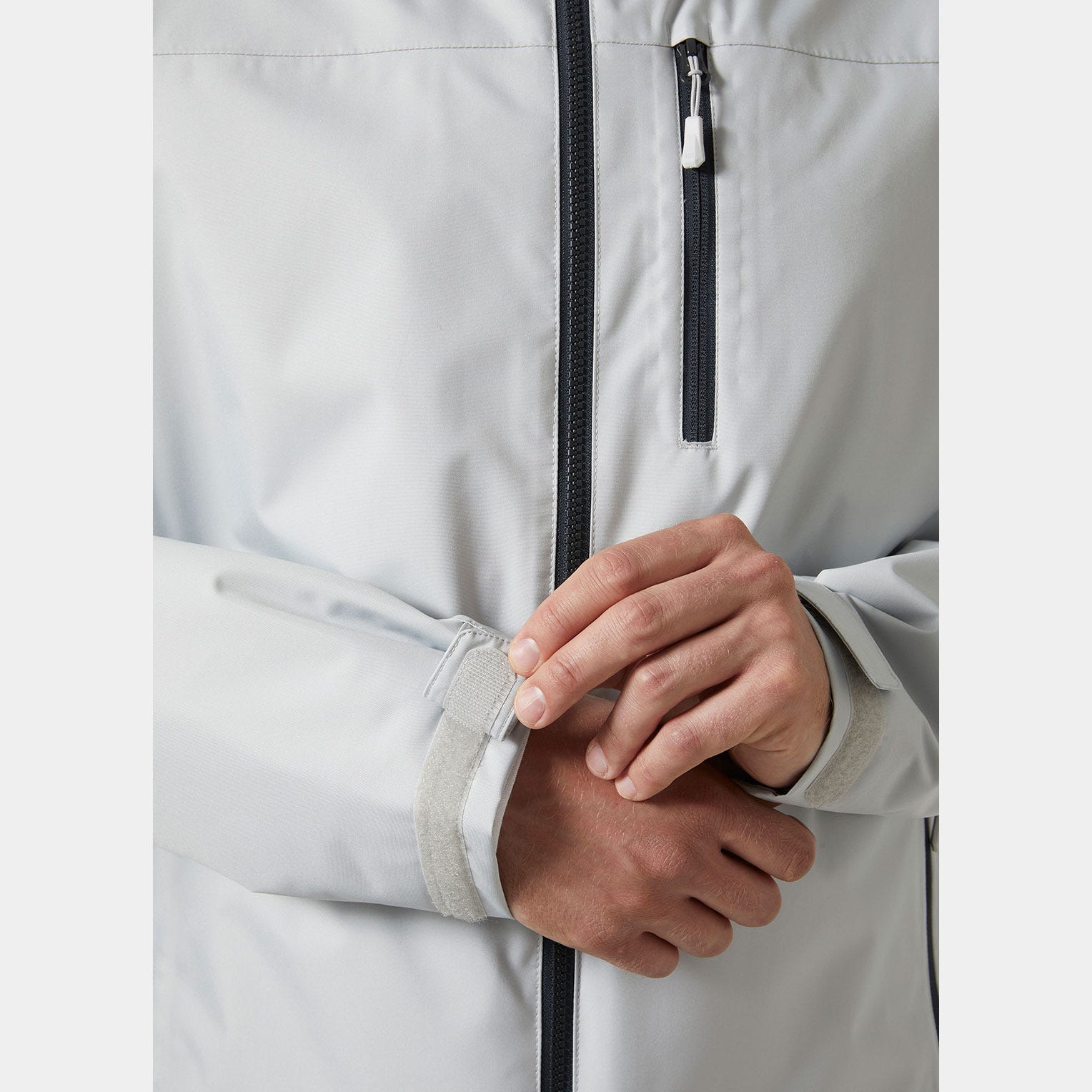 Men's Crew Hooded Midlayer Sailing Jacket 2.0 - 853 GREY FOG