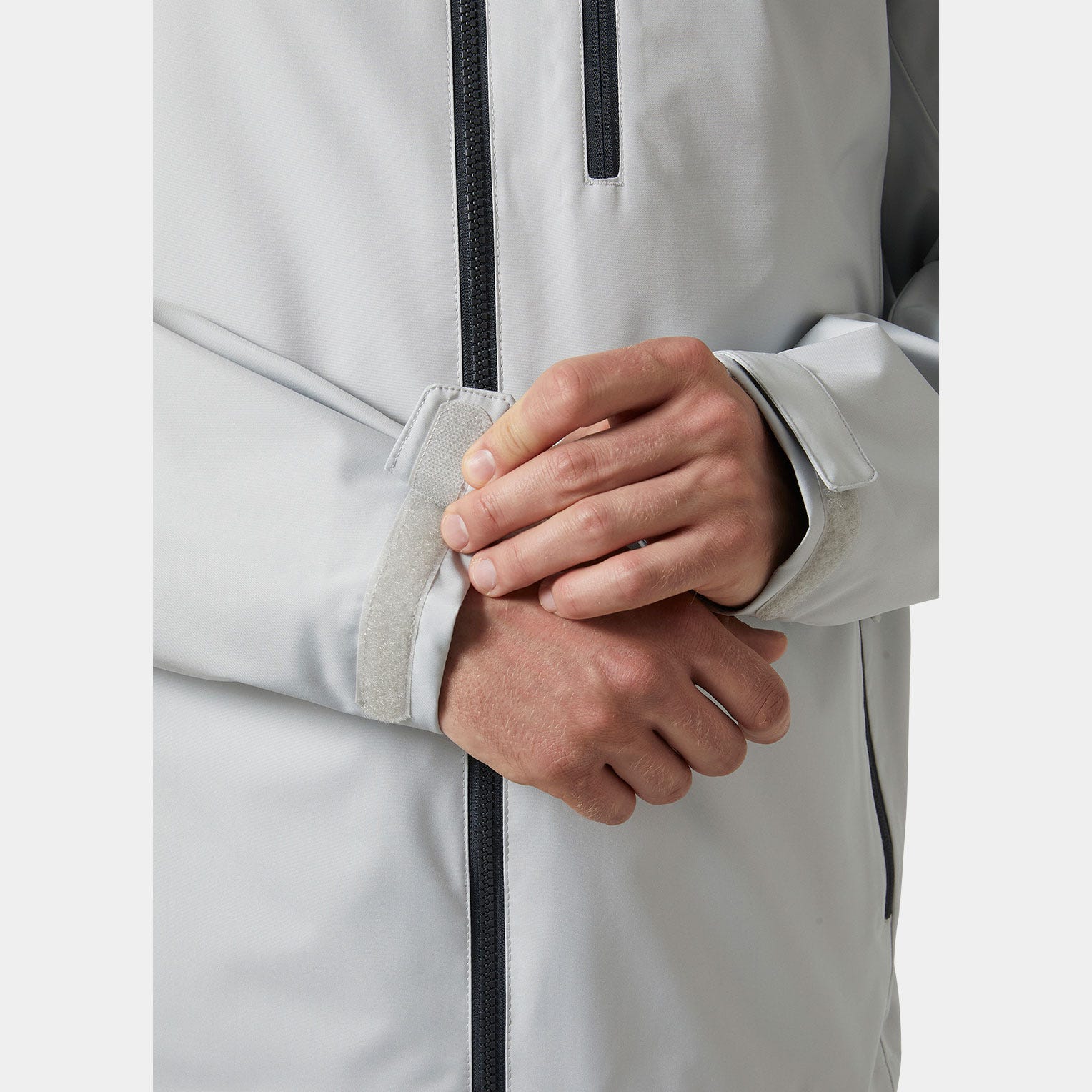 Men's Crew Hooded Sailing Jacket 2.0 - 853 GREY FOG