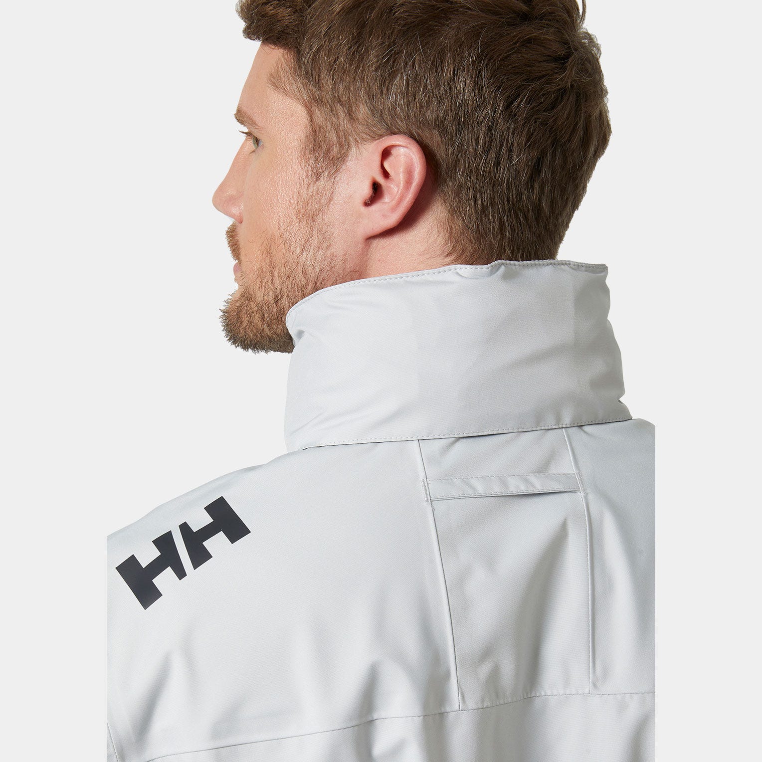 Men's Crew Hooded Sailing Jacket 2.0 - 853 GREY FOG