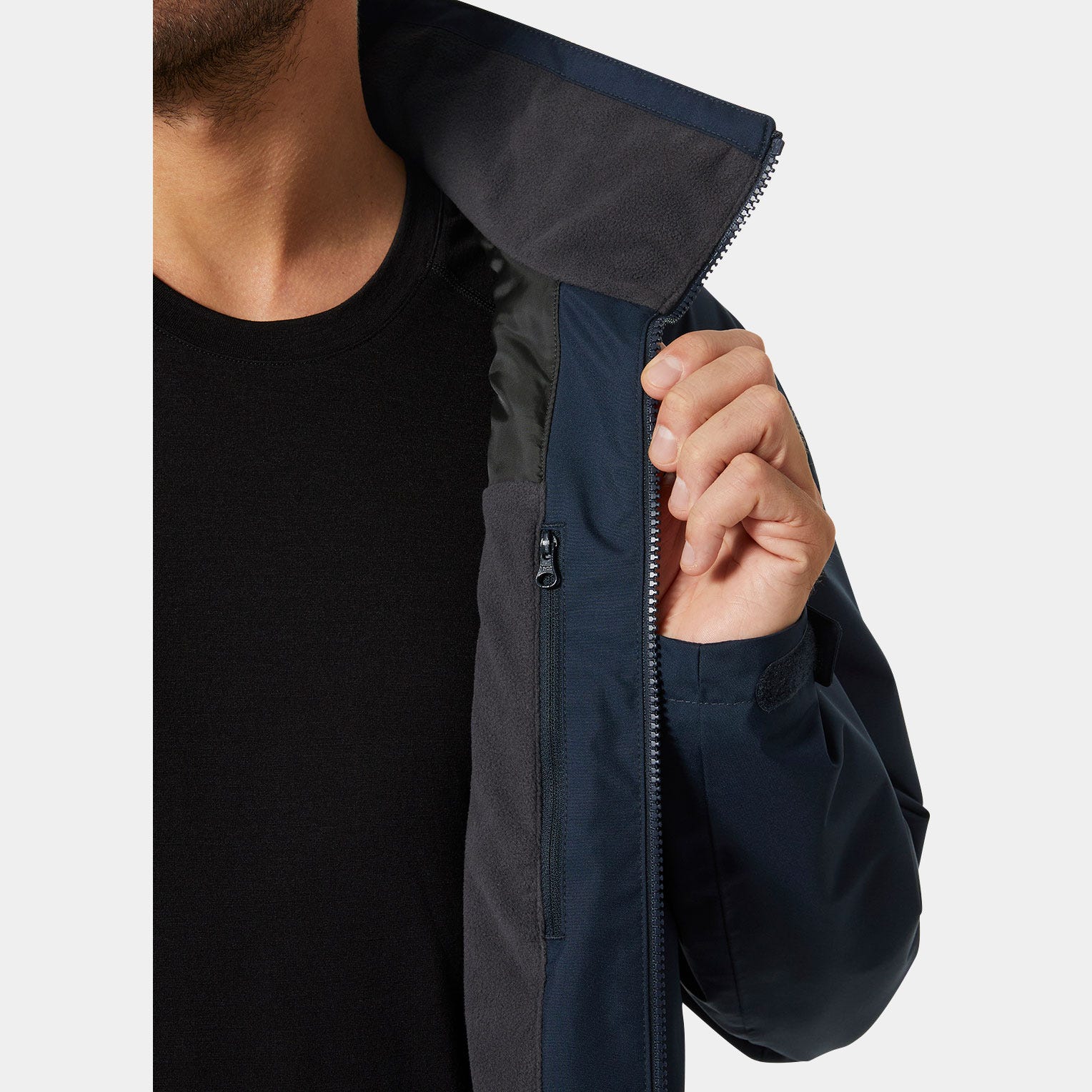 Men’s Crew Midlayer Sailing Jacket 2.0 - 597 NAVY