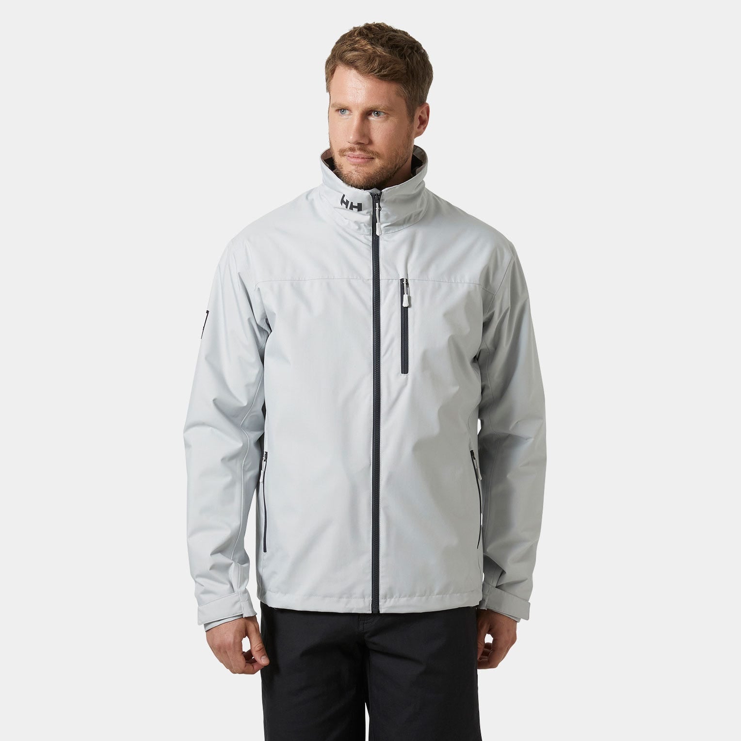 Men’s Crew Midlayer Sailing Jacket 2.0 - 853 GREY FOG