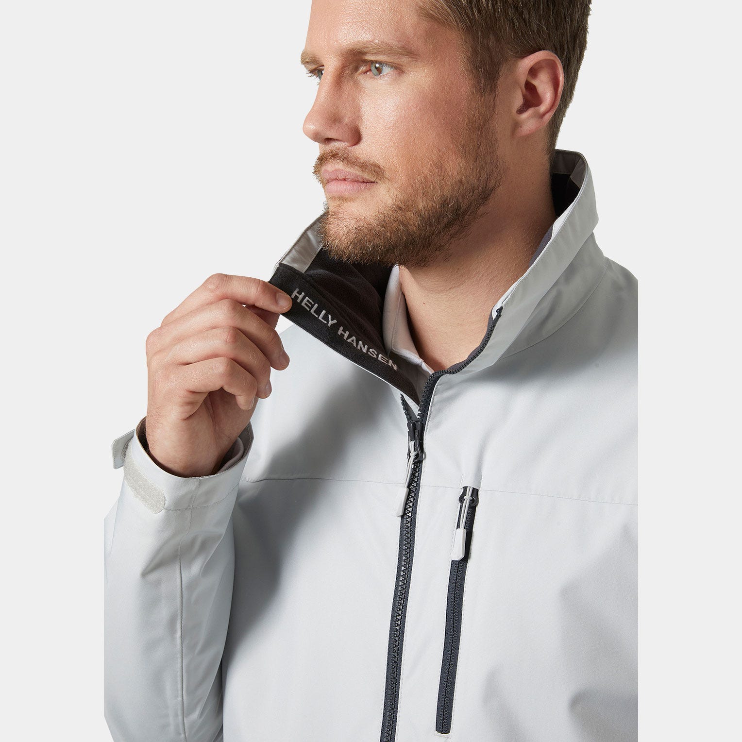 Men’s Crew Midlayer Sailing Jacket 2.0 - 853 GREY FOG