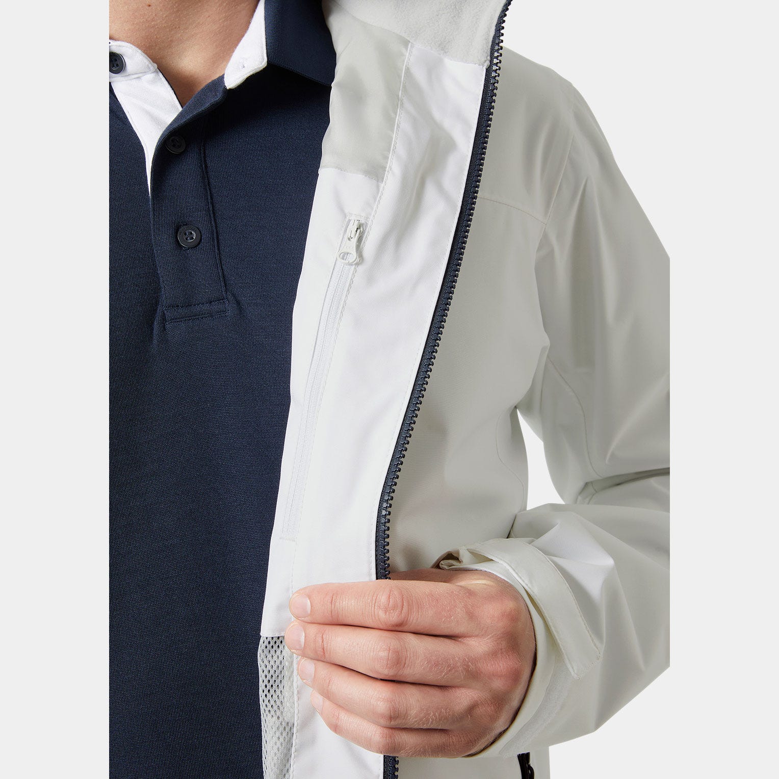 Men’s Crew Sailing Jacket 2.0 - 001 WHITE