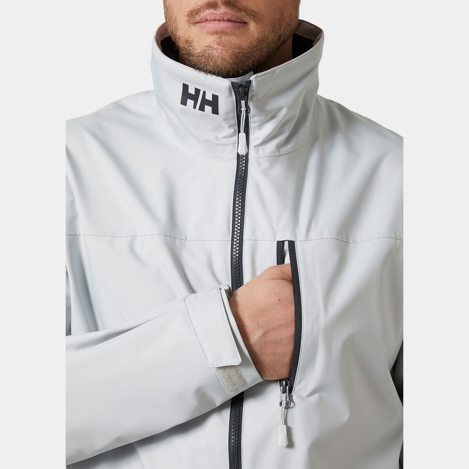 Men’s Crew Sailing Jacket 2.0 - 853 GREY FOG