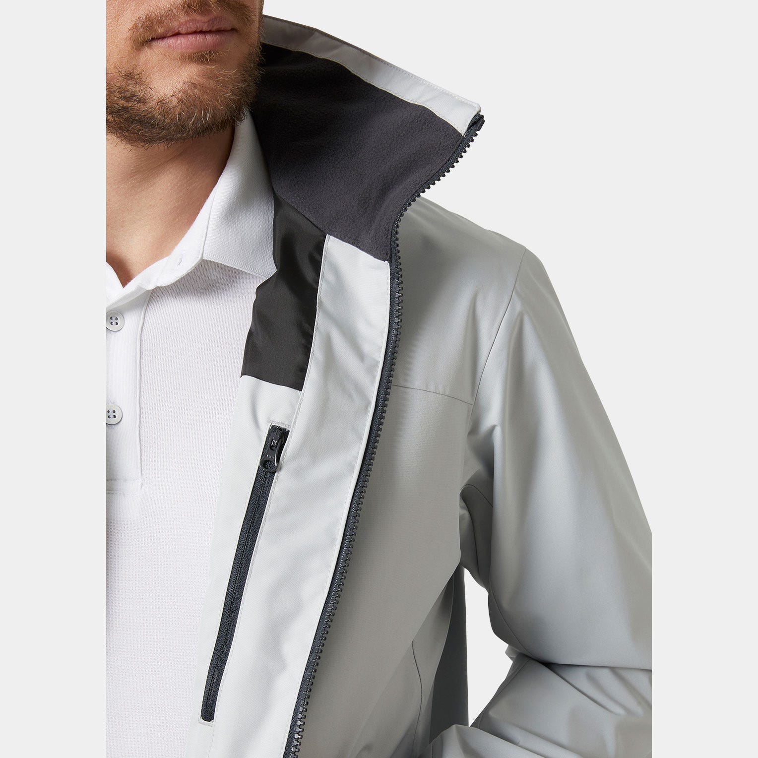 Men’s Crew Sailing Jacket 2.0 - 853 GREY FOG