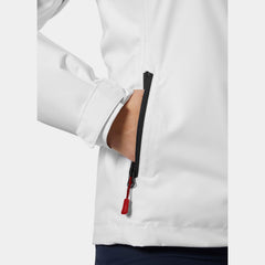 Women’s Crew Hooded Midlayer Sailing Jacket 2.0 - 001 WHITE