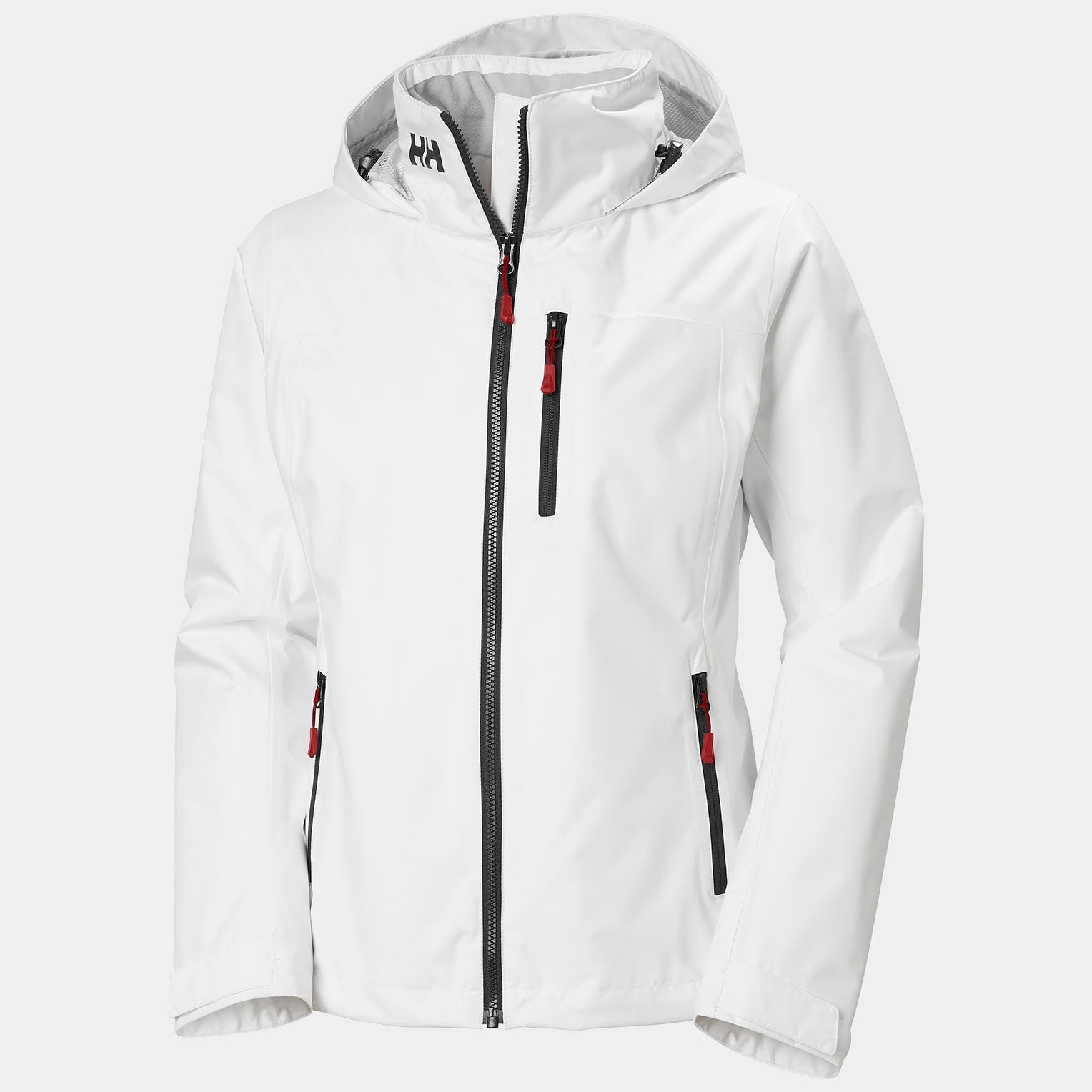 Women’s Crew Hooded Midlayer Sailing Jacket 2.0 - 001 WHITE