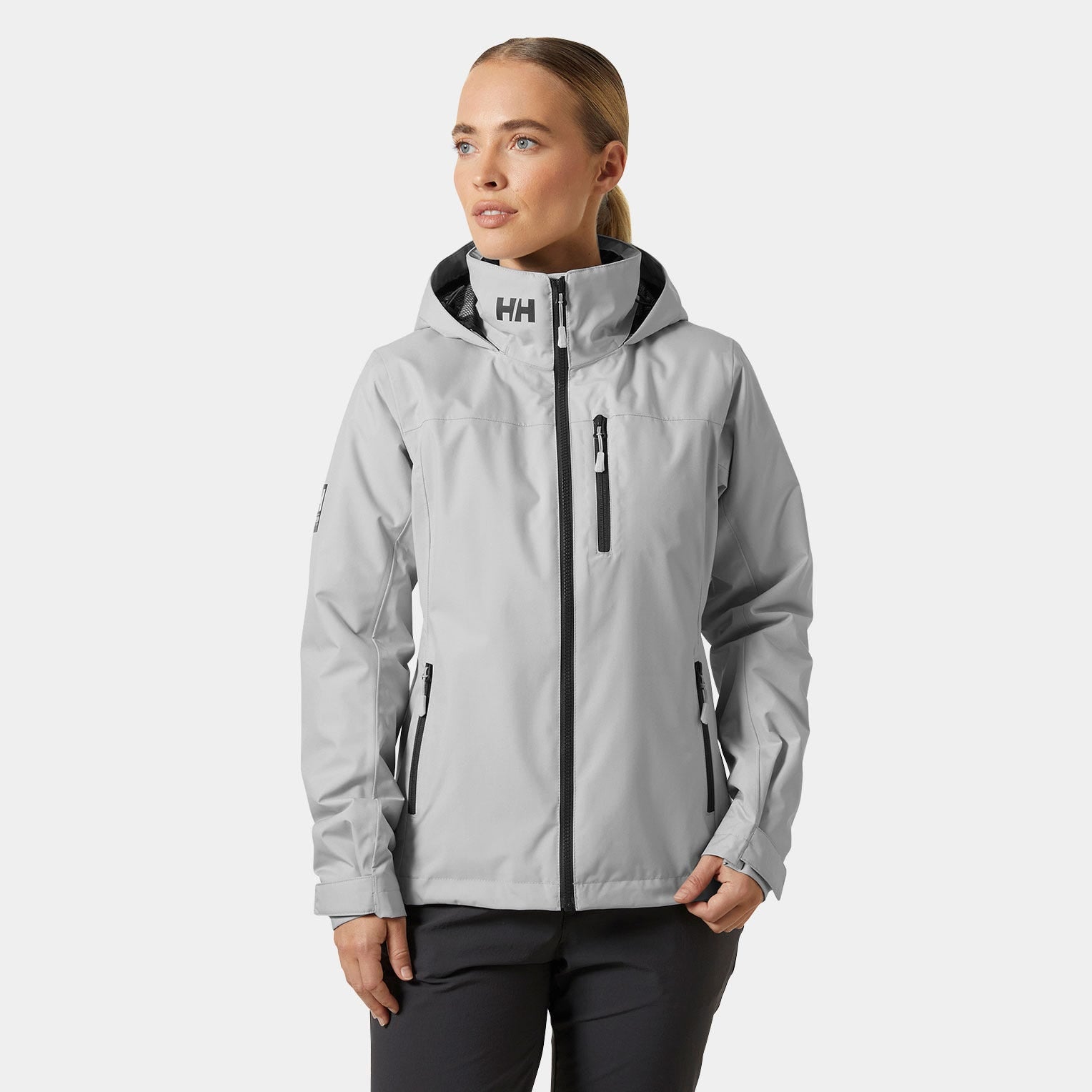 Women’s Crew Hooded Midlayer Sailing Jacket 2.0 - 853 GREY FOG