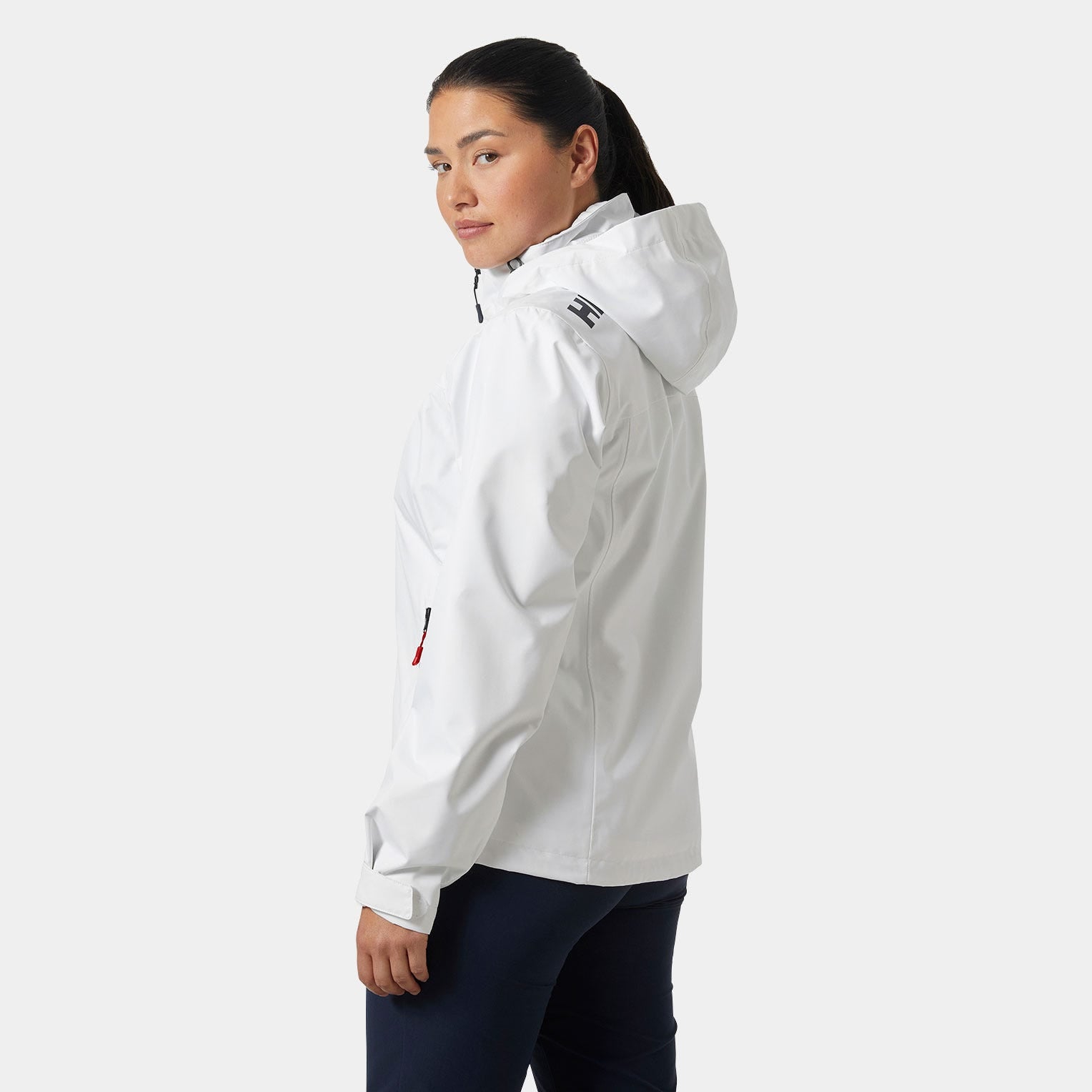 Women’s Crew Hooded Sailing Jacket 2.0 - 001 WHITE