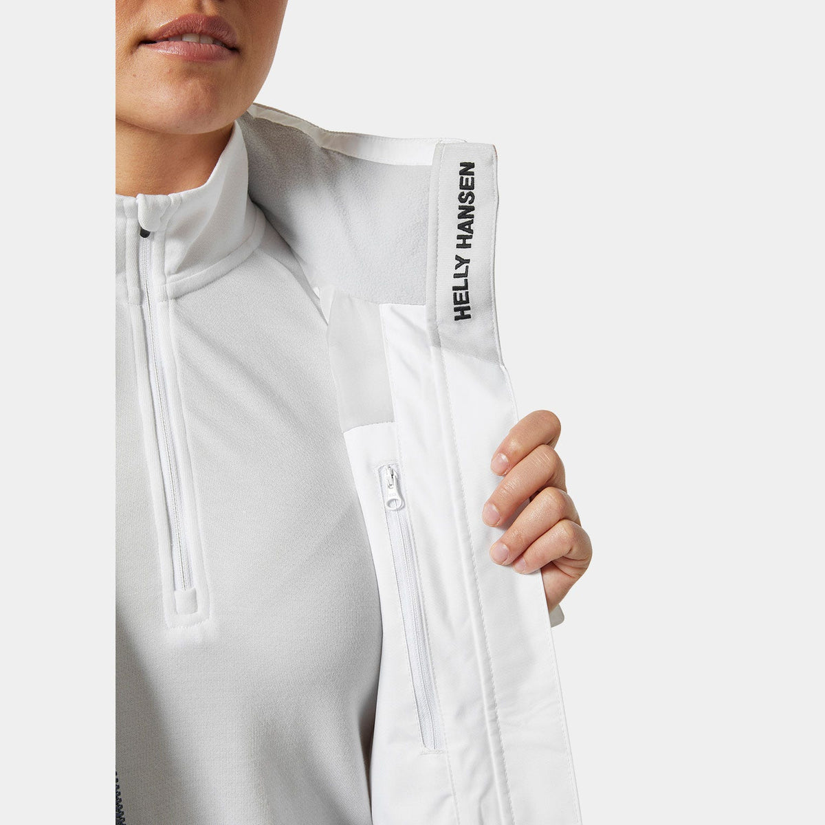 Women’s Crew Hooded Sailing Jacket 2.0 - 001 WHITE